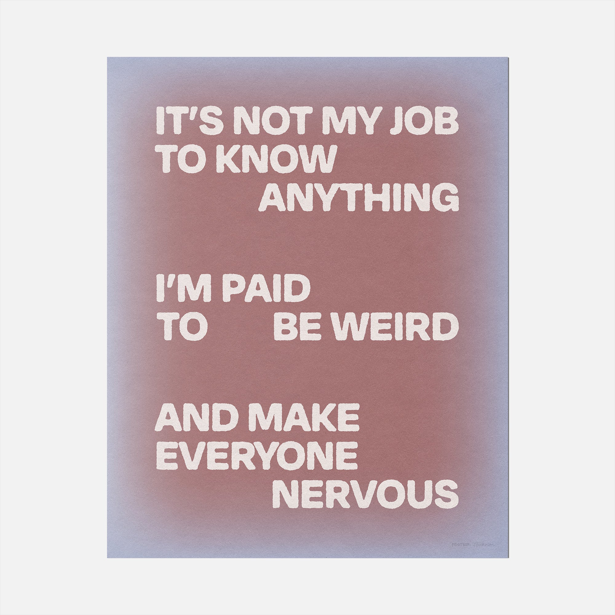 NERVOUS PRINT