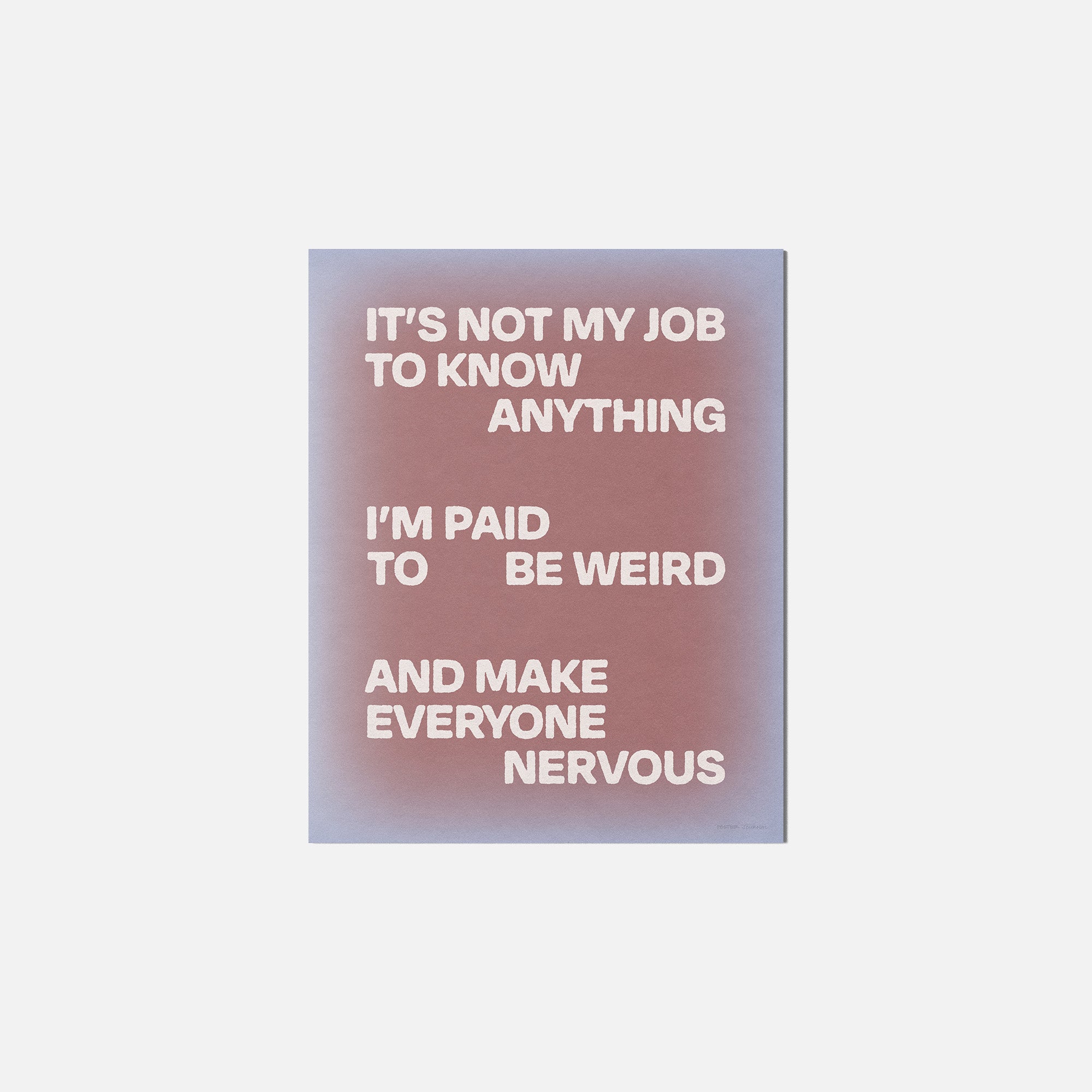 NERVOUS PRINT