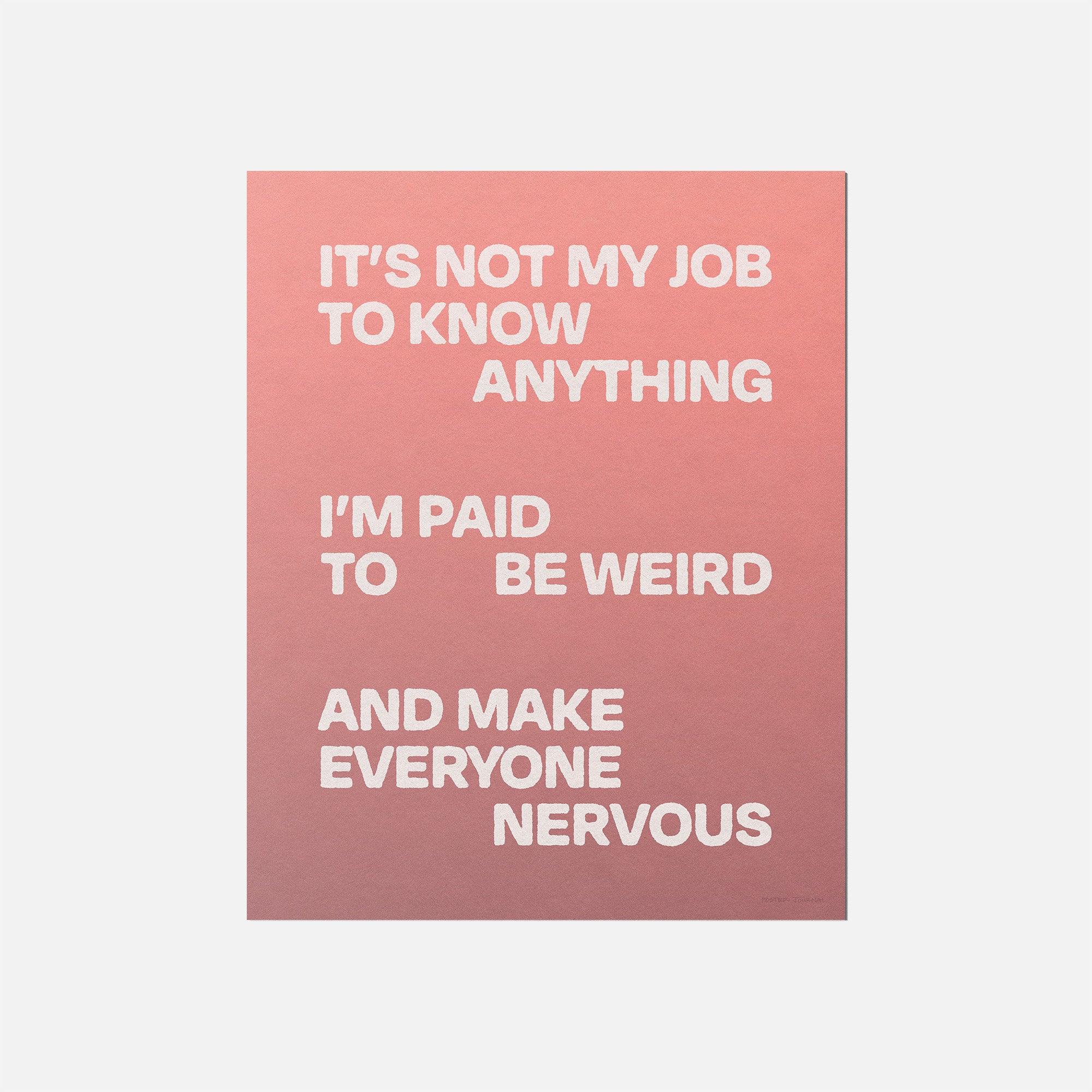 NERVOUS PRINT