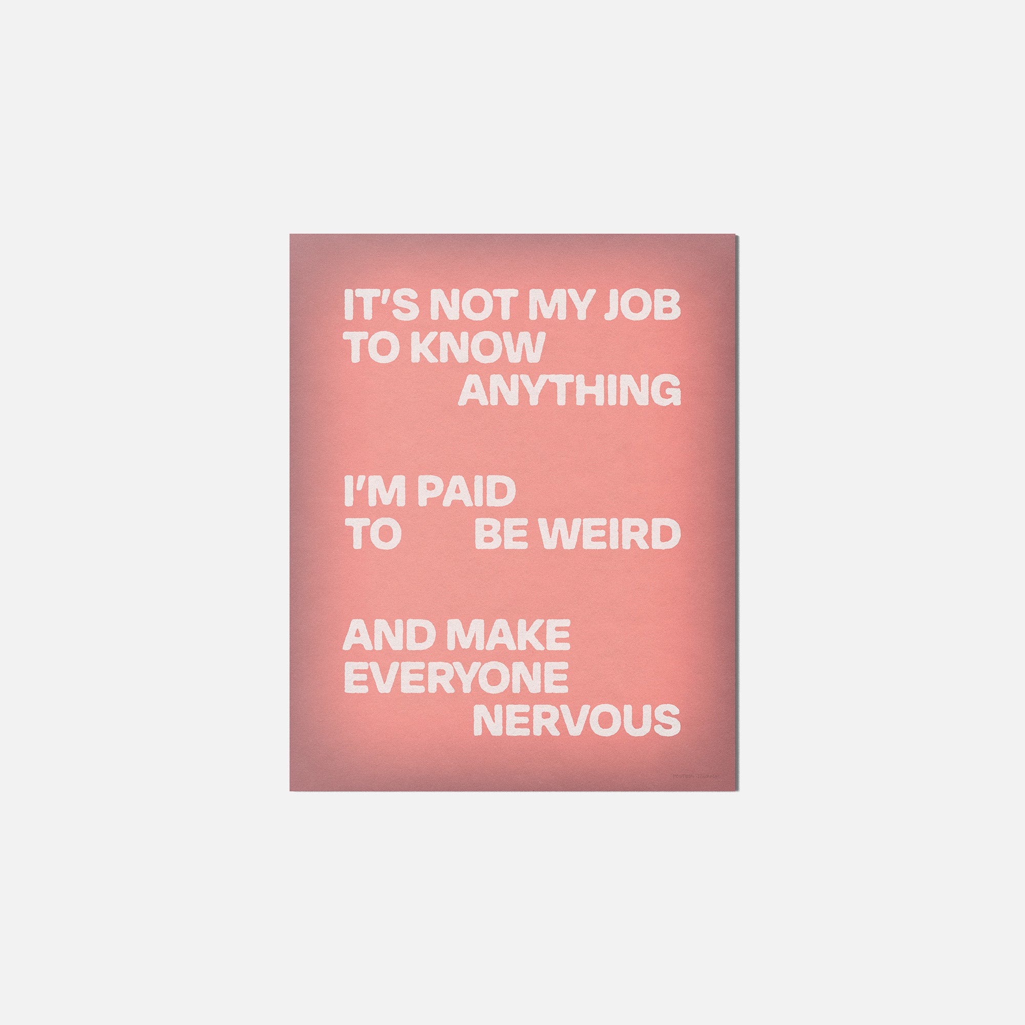 NERVOUS PRINT