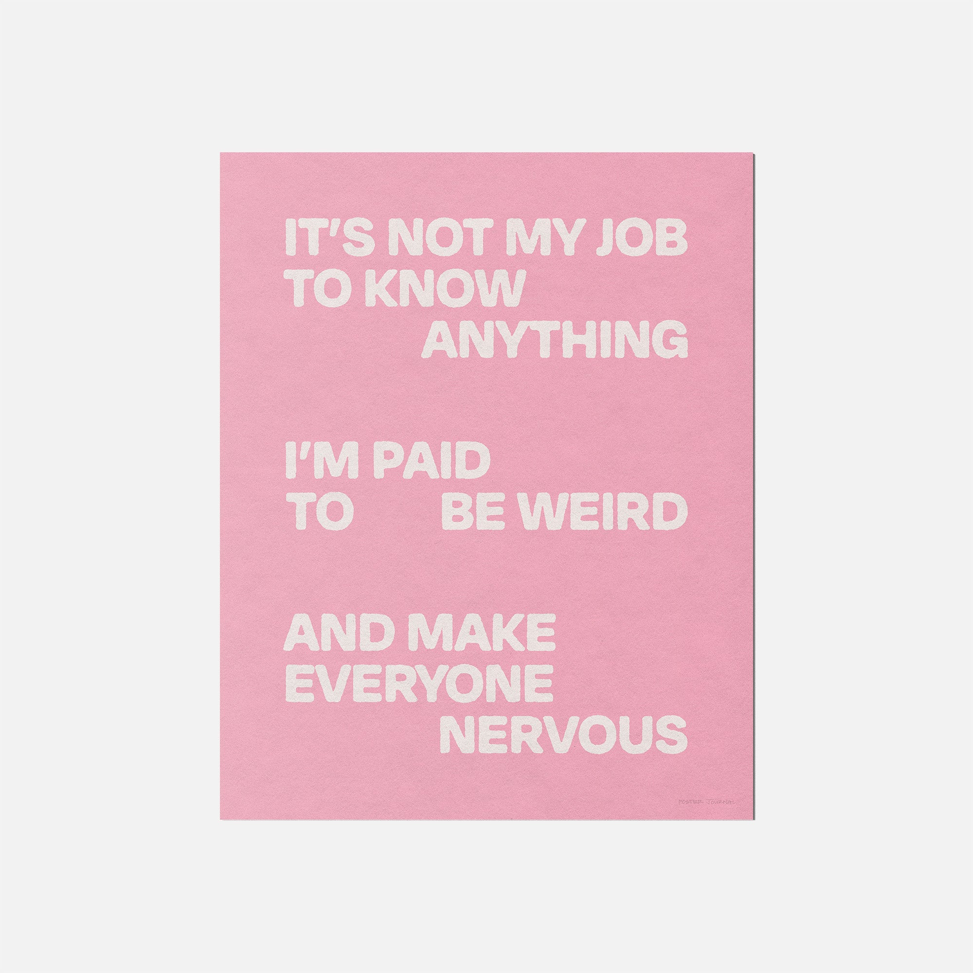 NERVOUS PRINT