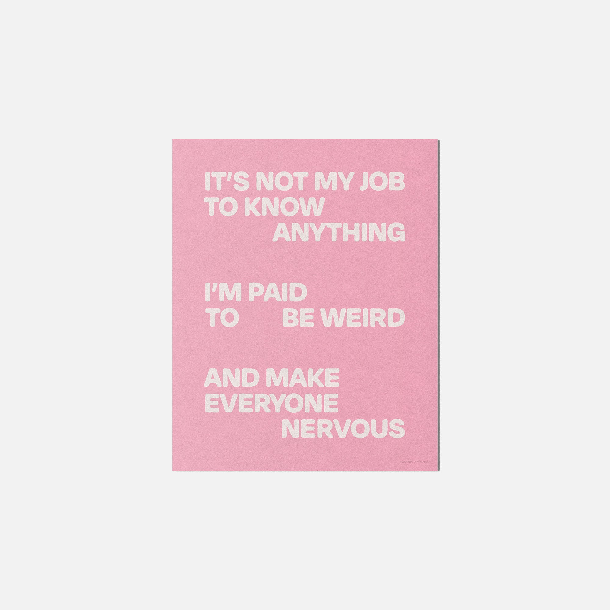 NERVOUS PRINT
