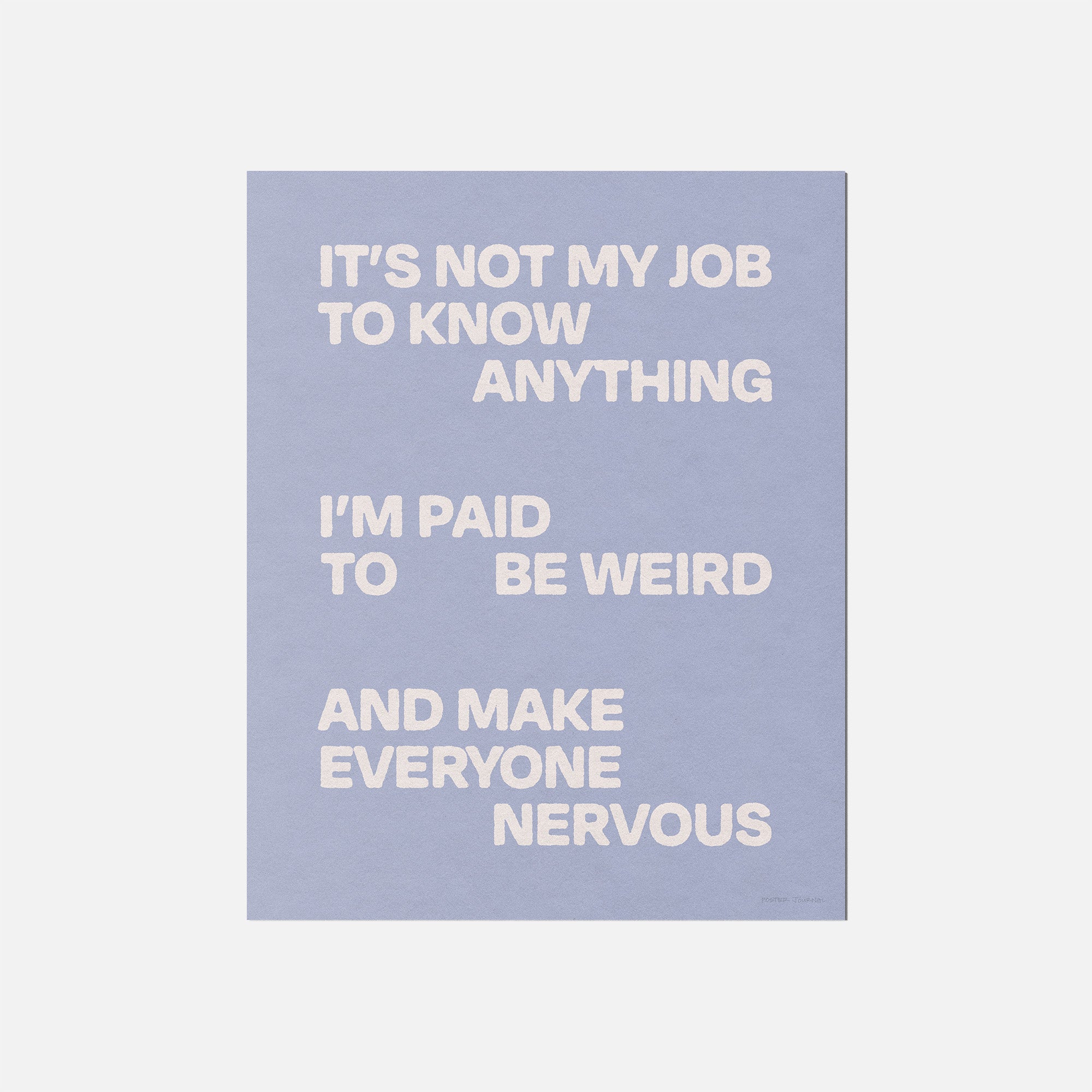 NERVOUS PRINT
