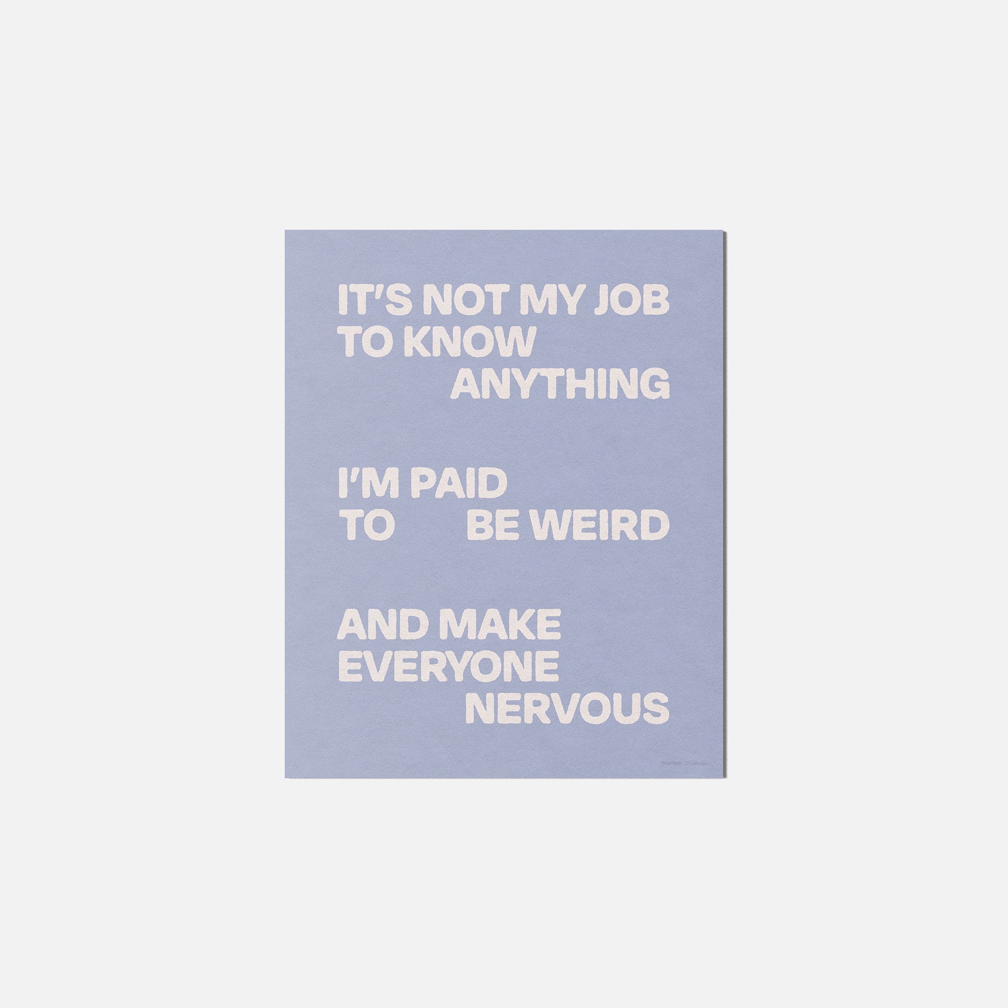 NERVOUS PRINT