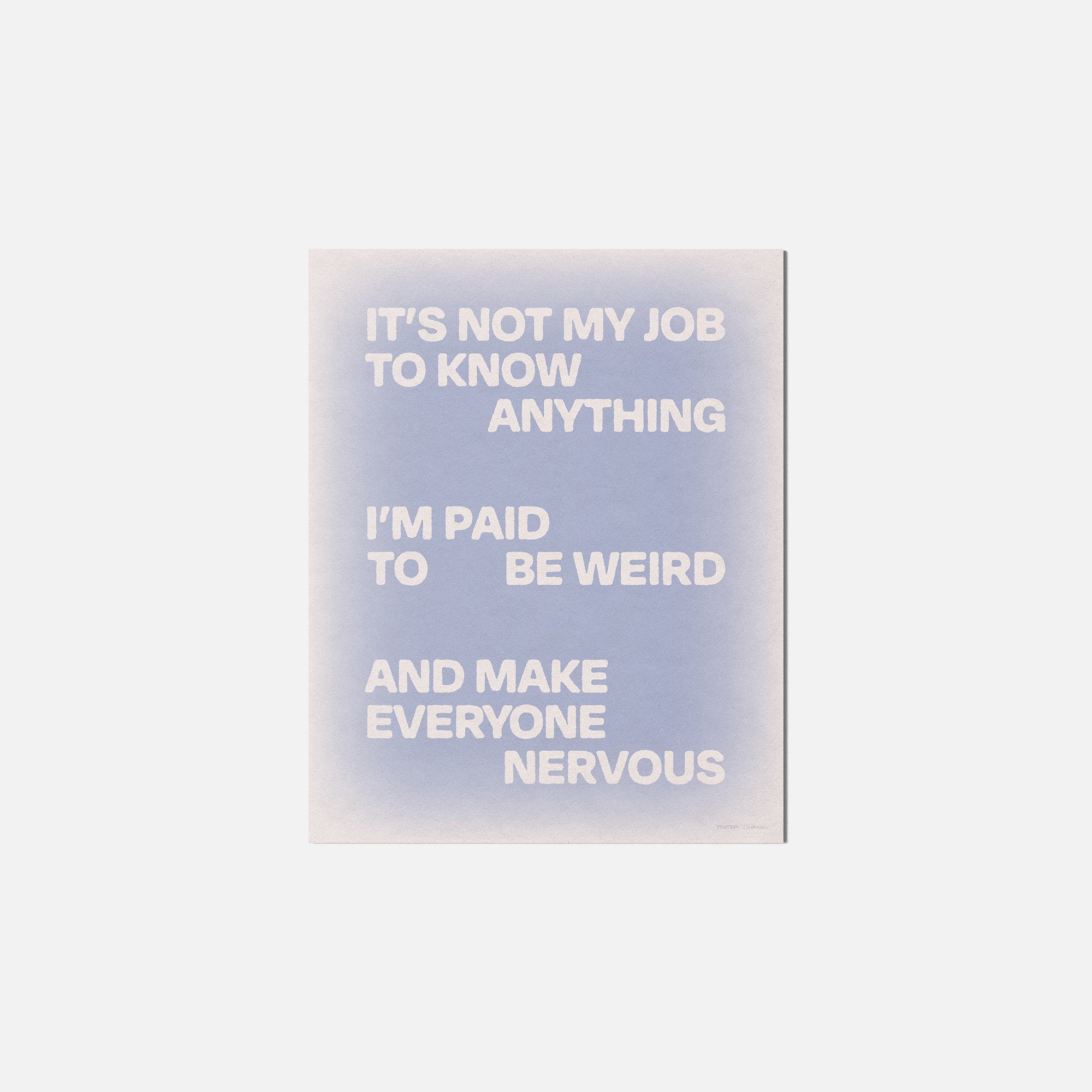 NERVOUS PRINT