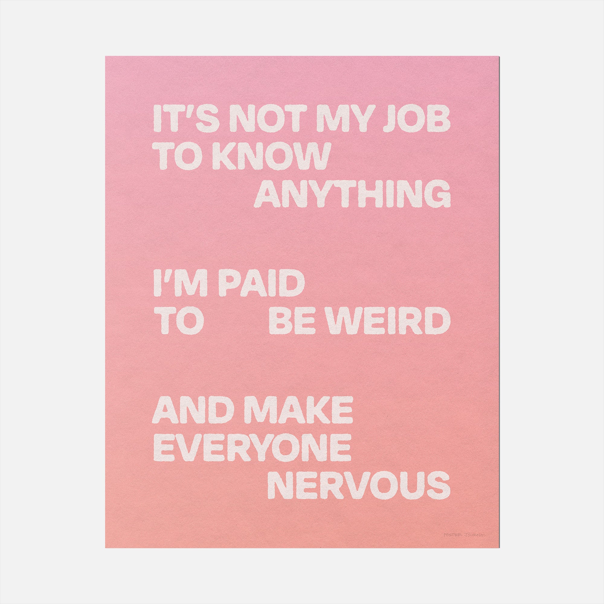 NERVOUS PRINT
