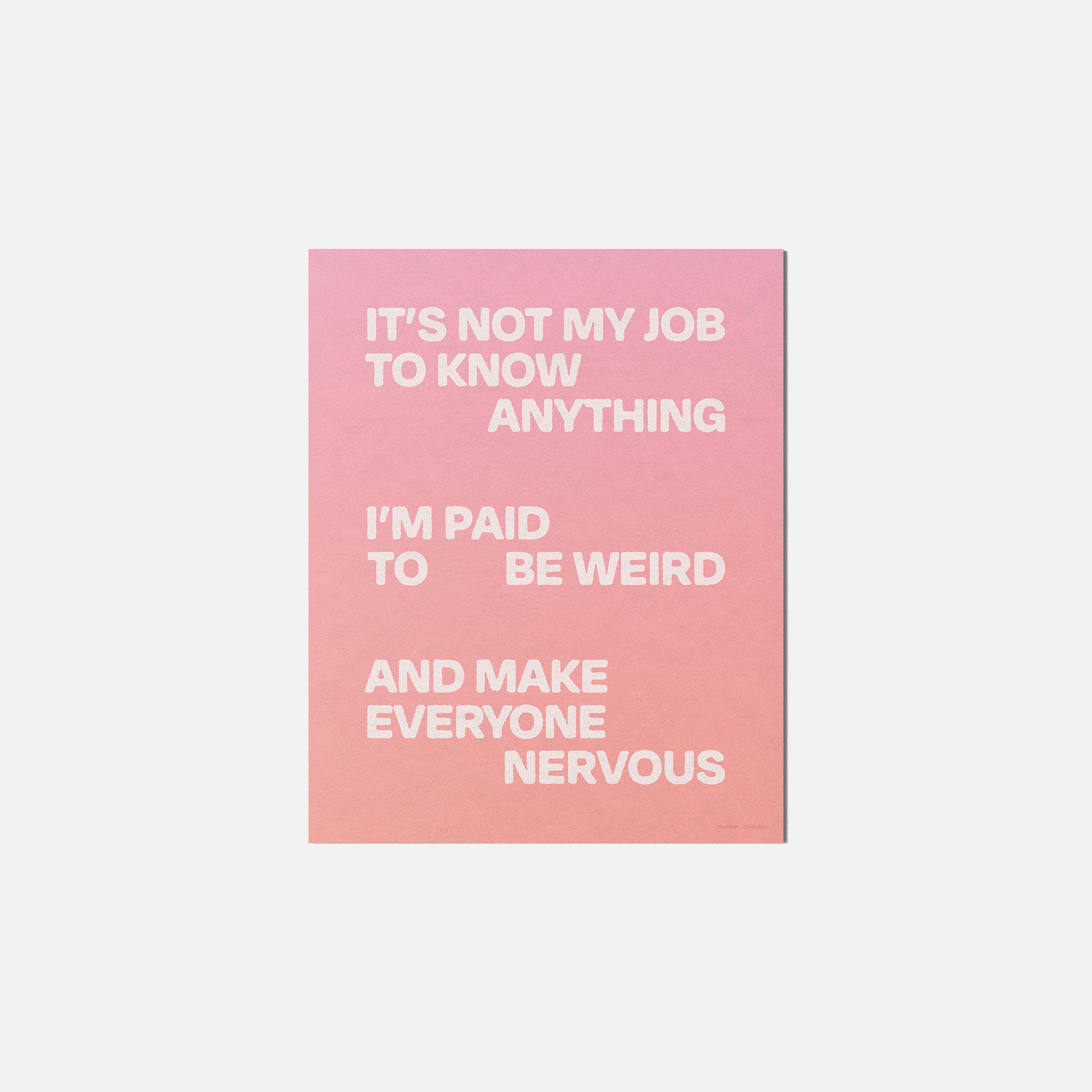 NERVOUS PRINT