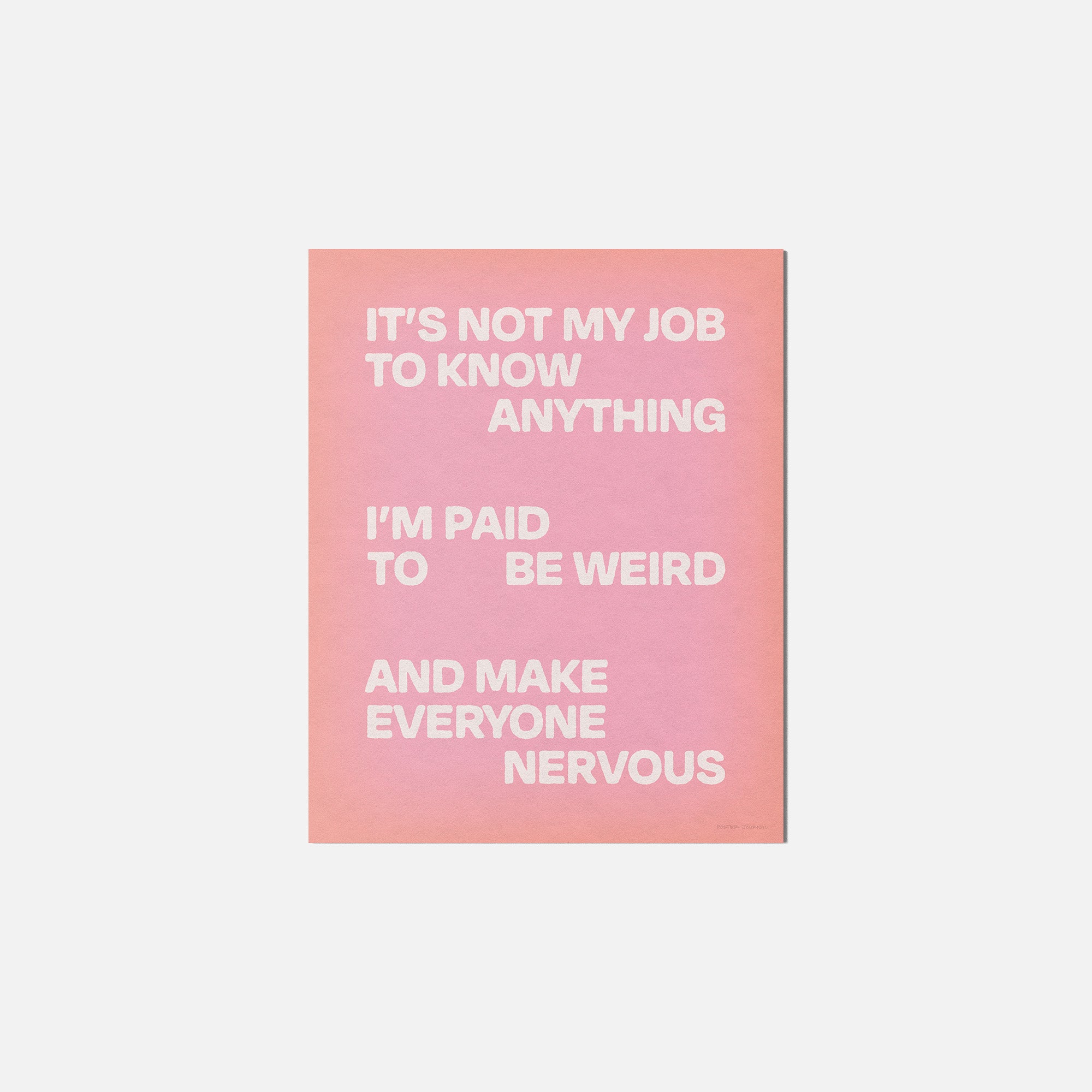 NERVOUS PRINT