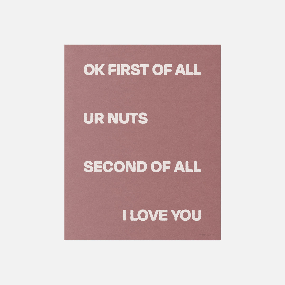 NUTS PRINT