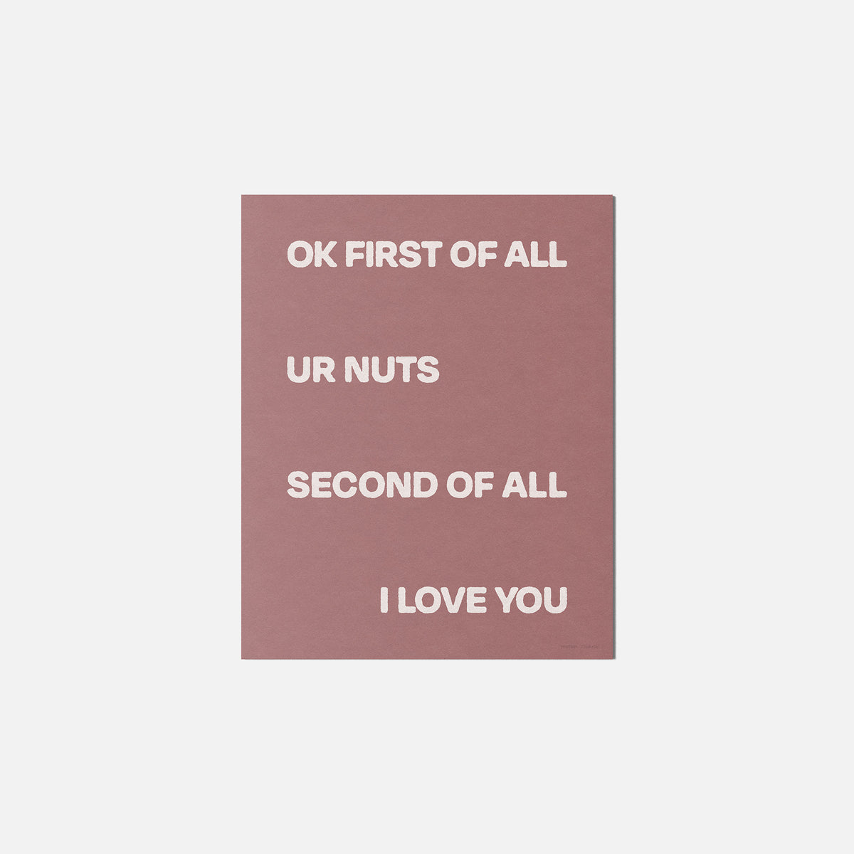 NUTS PRINT