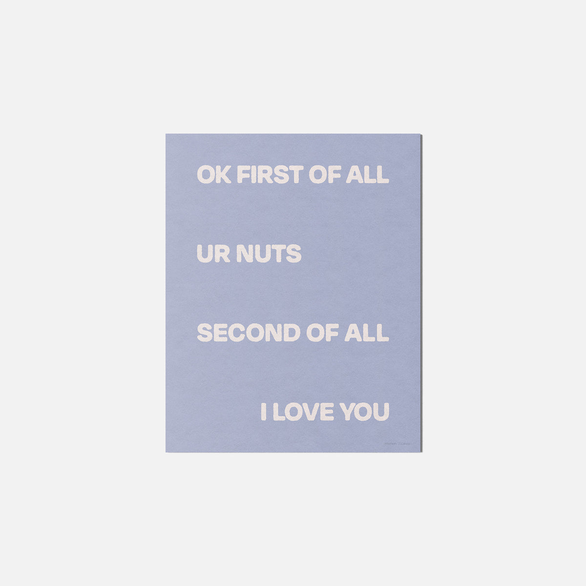 NUTS PRINT