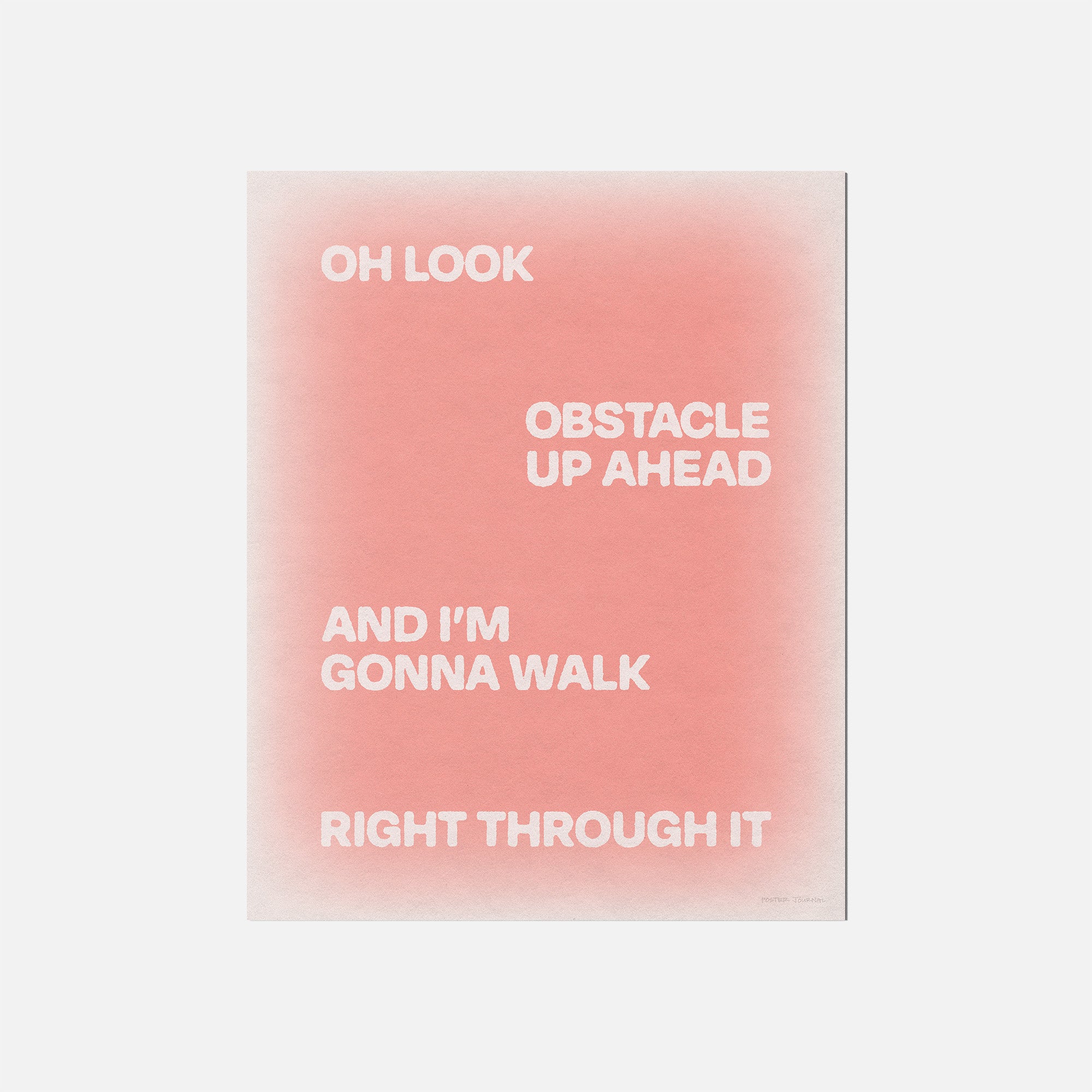 OBSTACLE PRINT