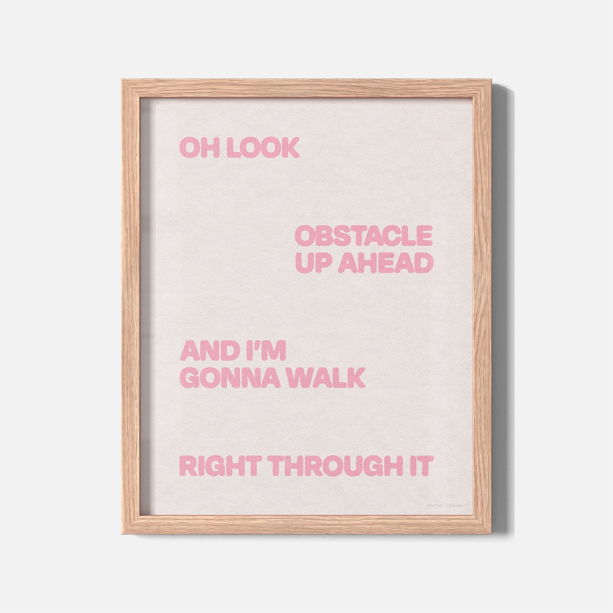OBSTACLE PRINT