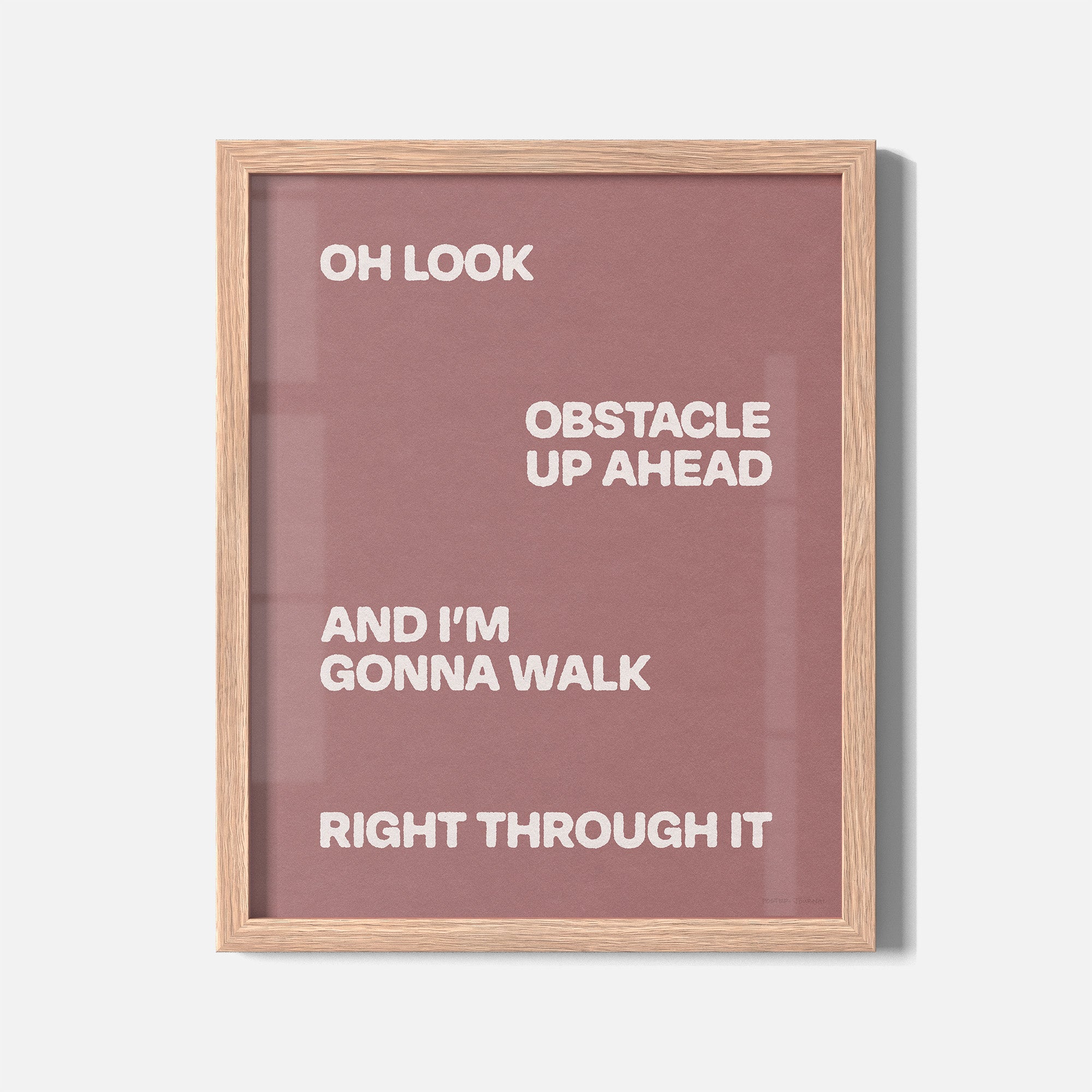 OBSTACLE PRINT