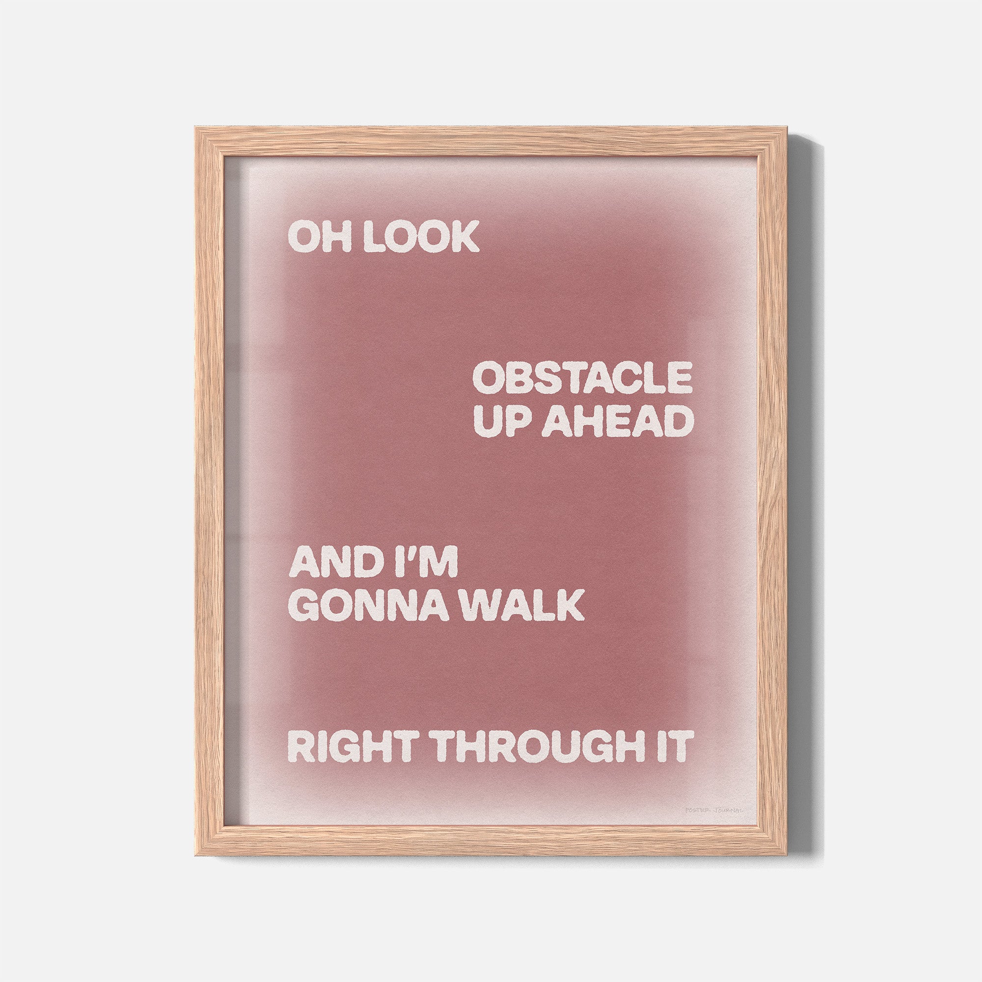 OBSTACLE PRINT