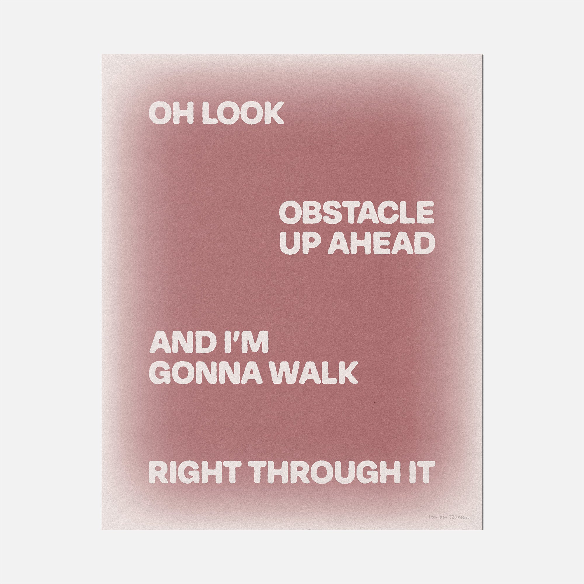 OBSTACLE PRINT