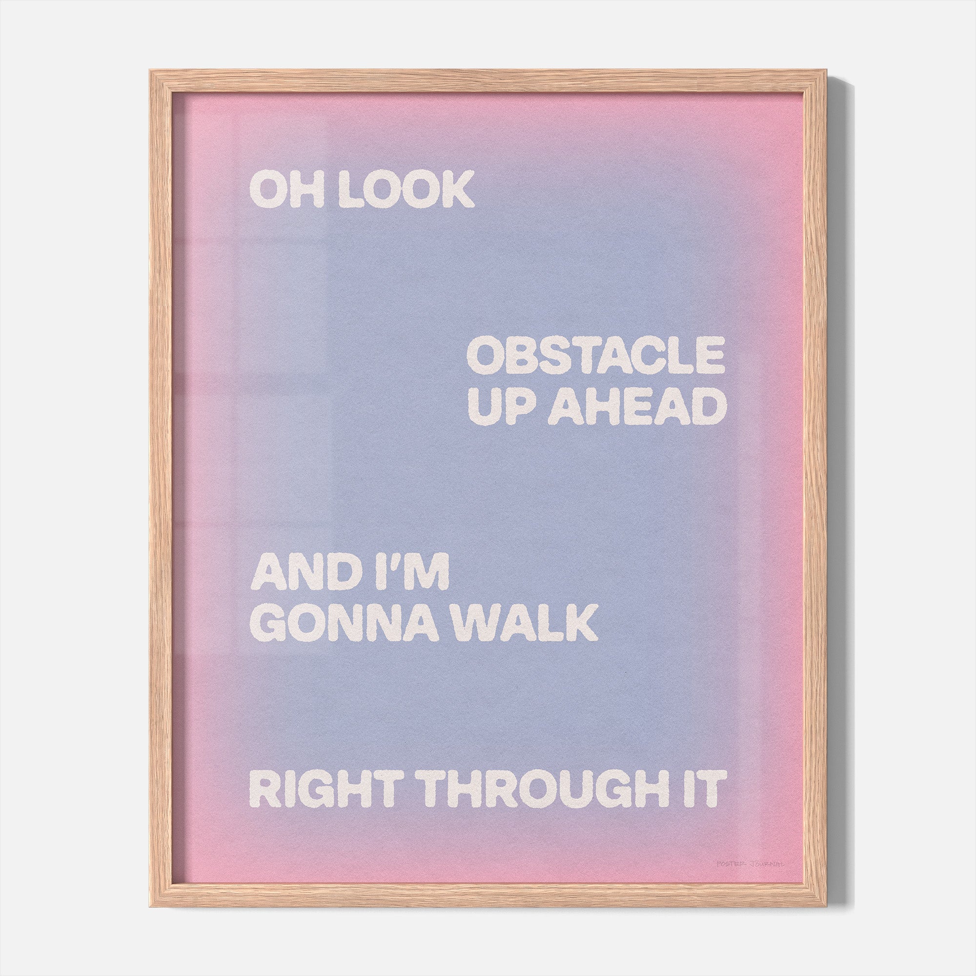 OBSTACLE PRINT