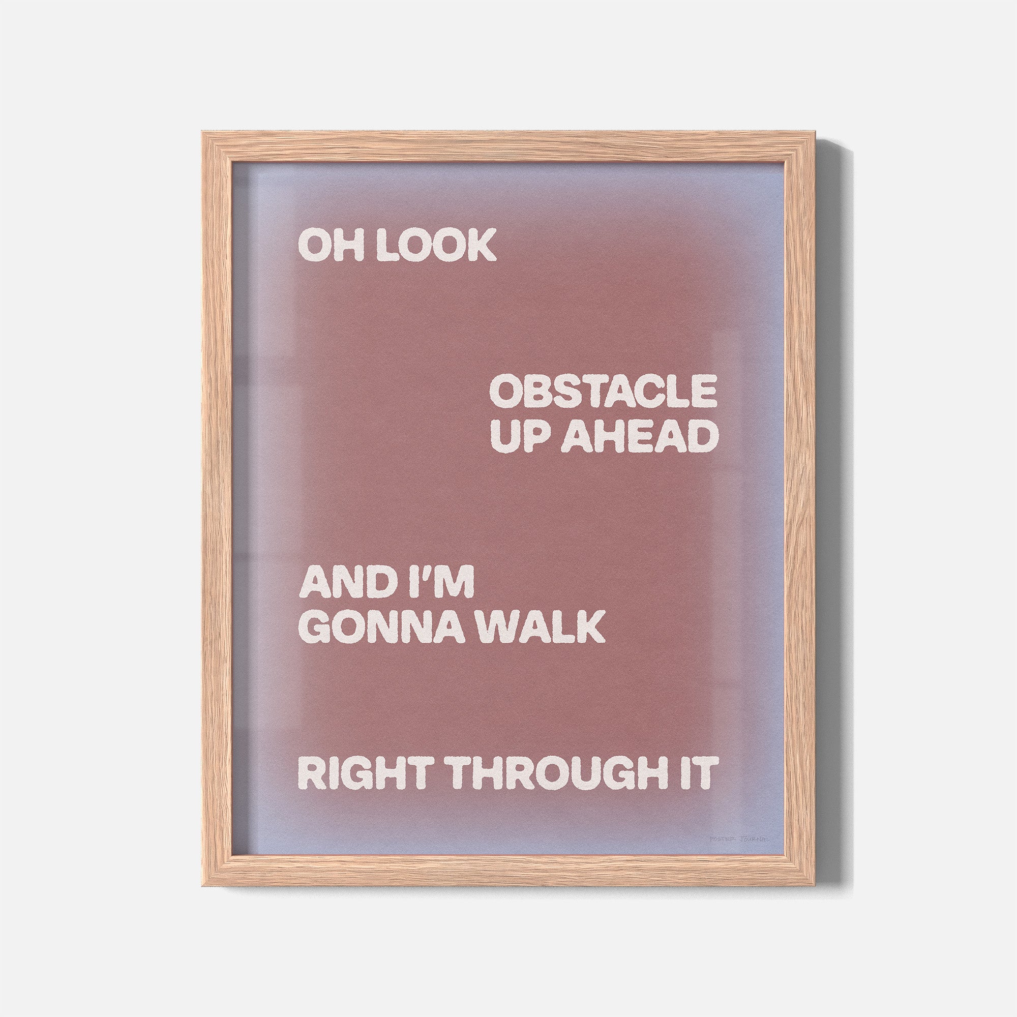 OBSTACLE PRINT