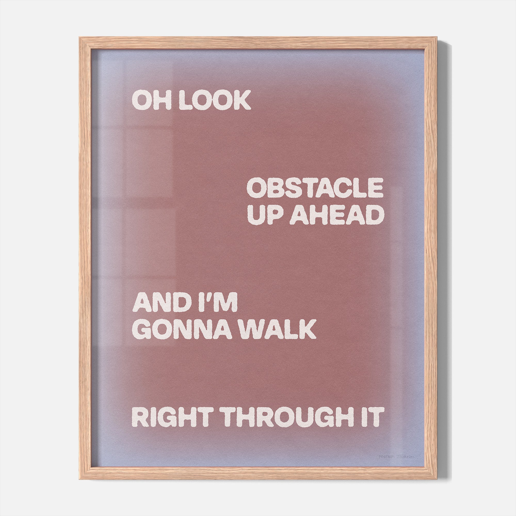 OBSTACLE PRINT