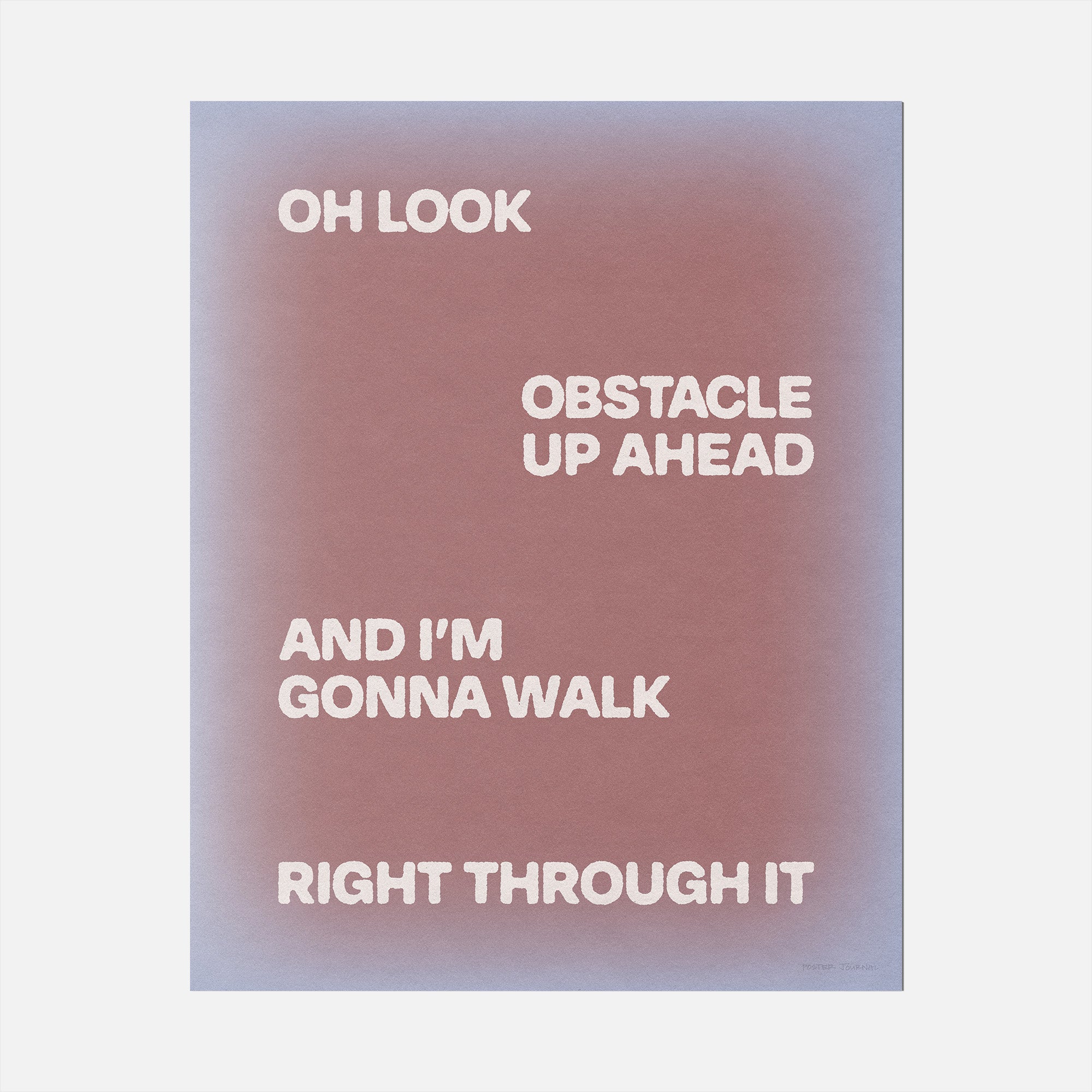 OBSTACLE PRINT