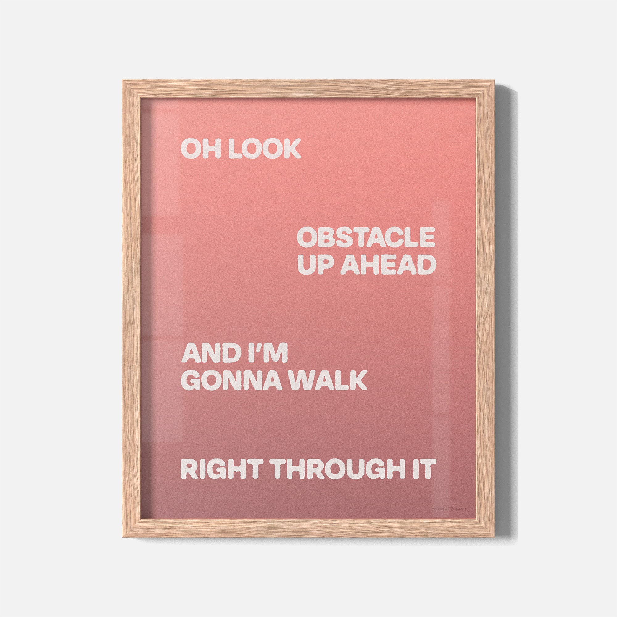 OBSTACLE PRINT