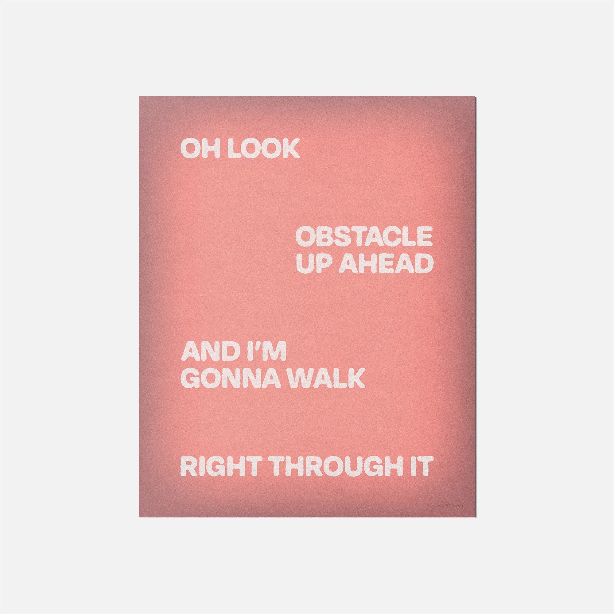 OBSTACLE PRINT
