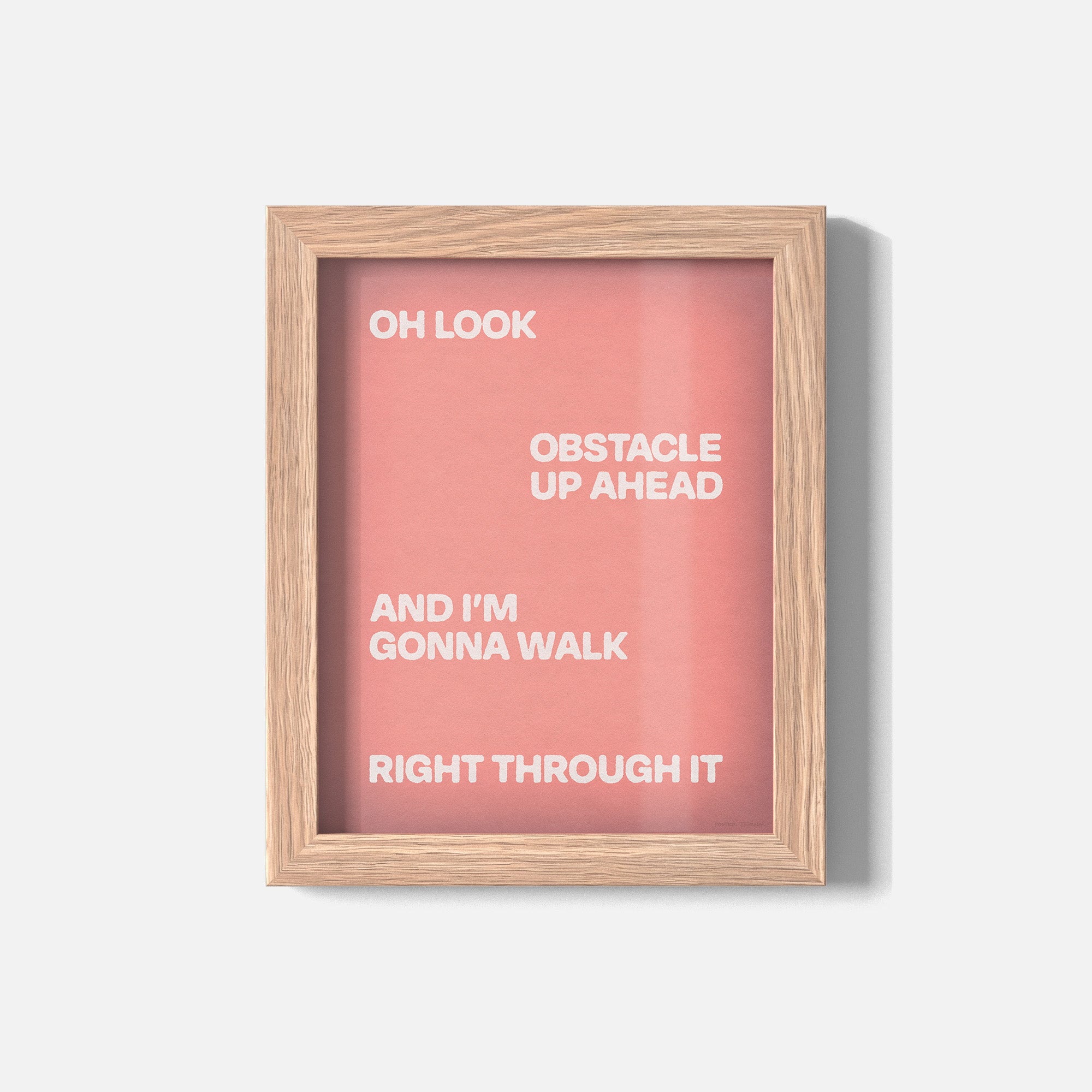 OBSTACLE PRINT