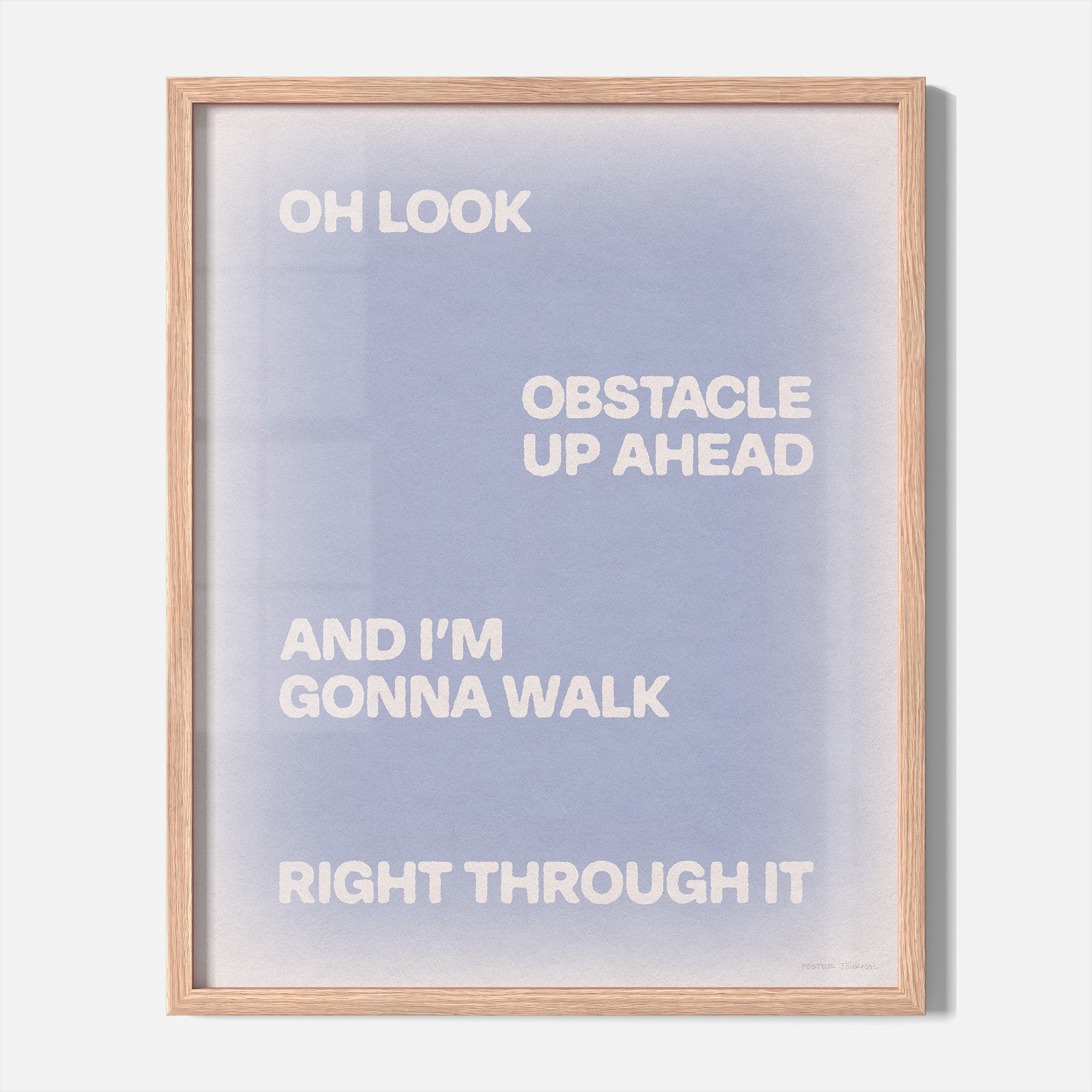 OBSTACLE PRINT