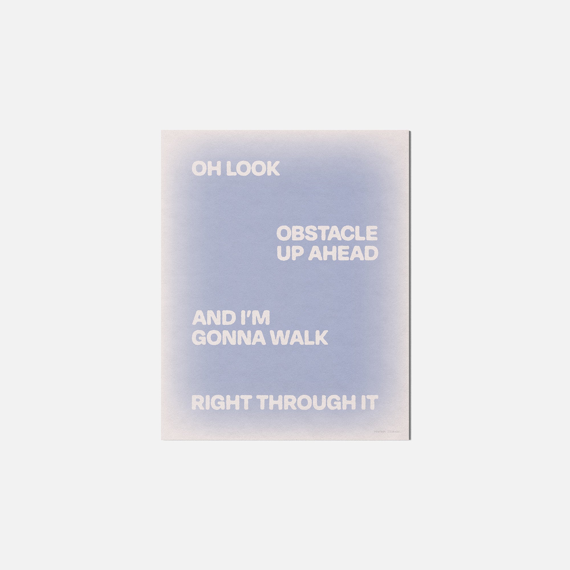OBSTACLE PRINT