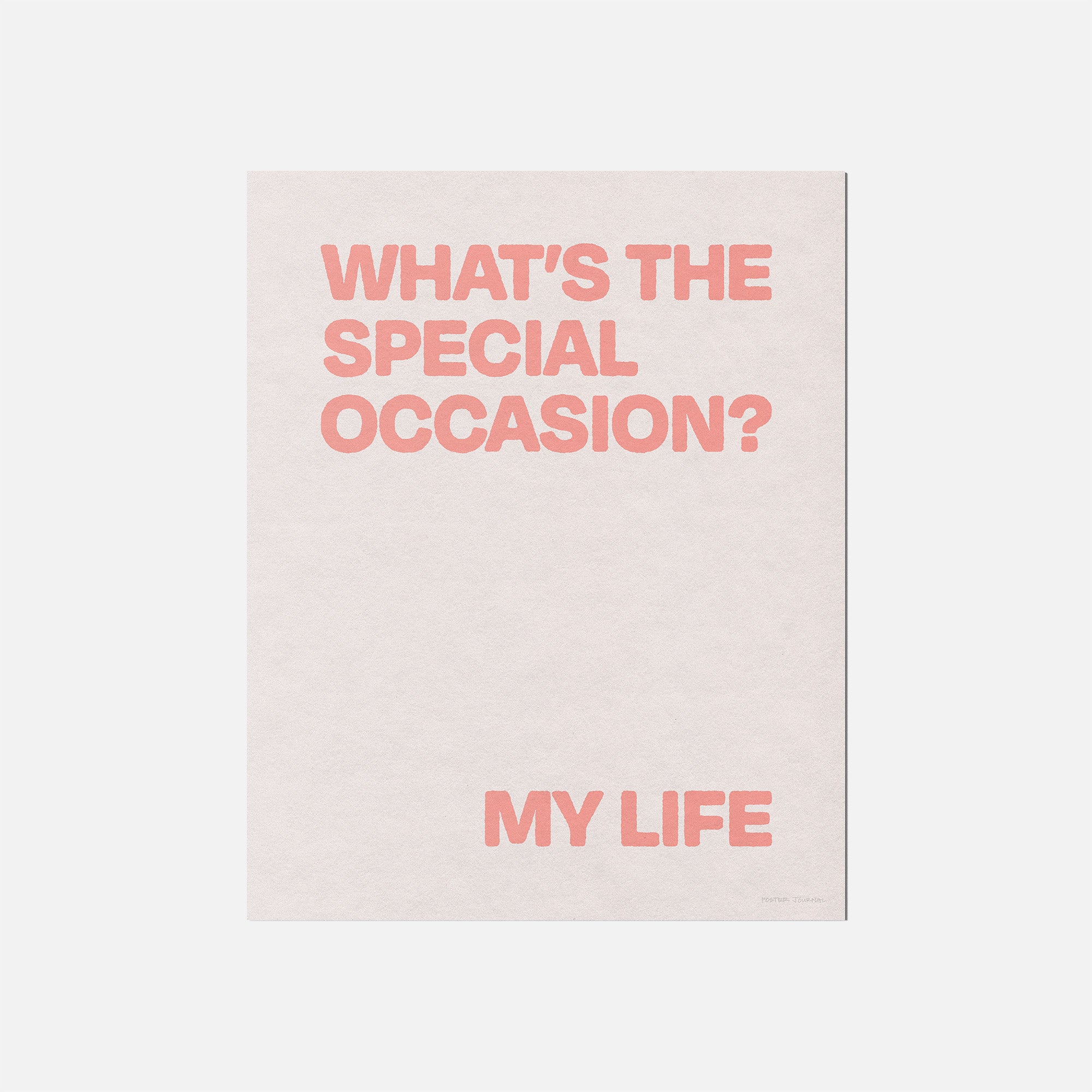 OCCASION PRINT