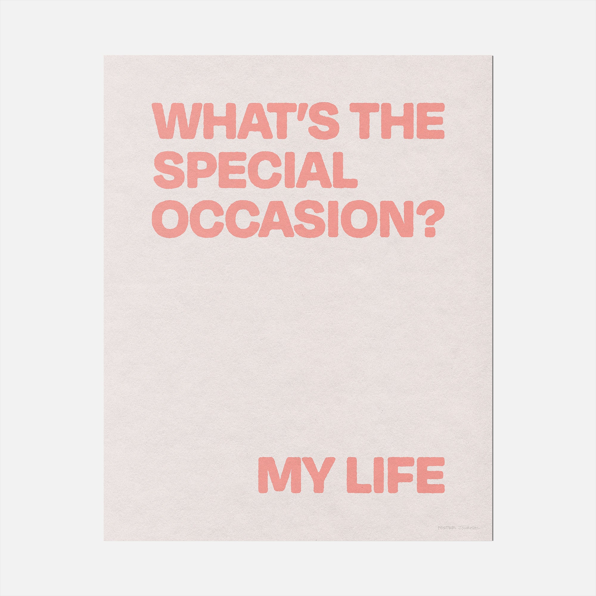 OCCASION PRINT
