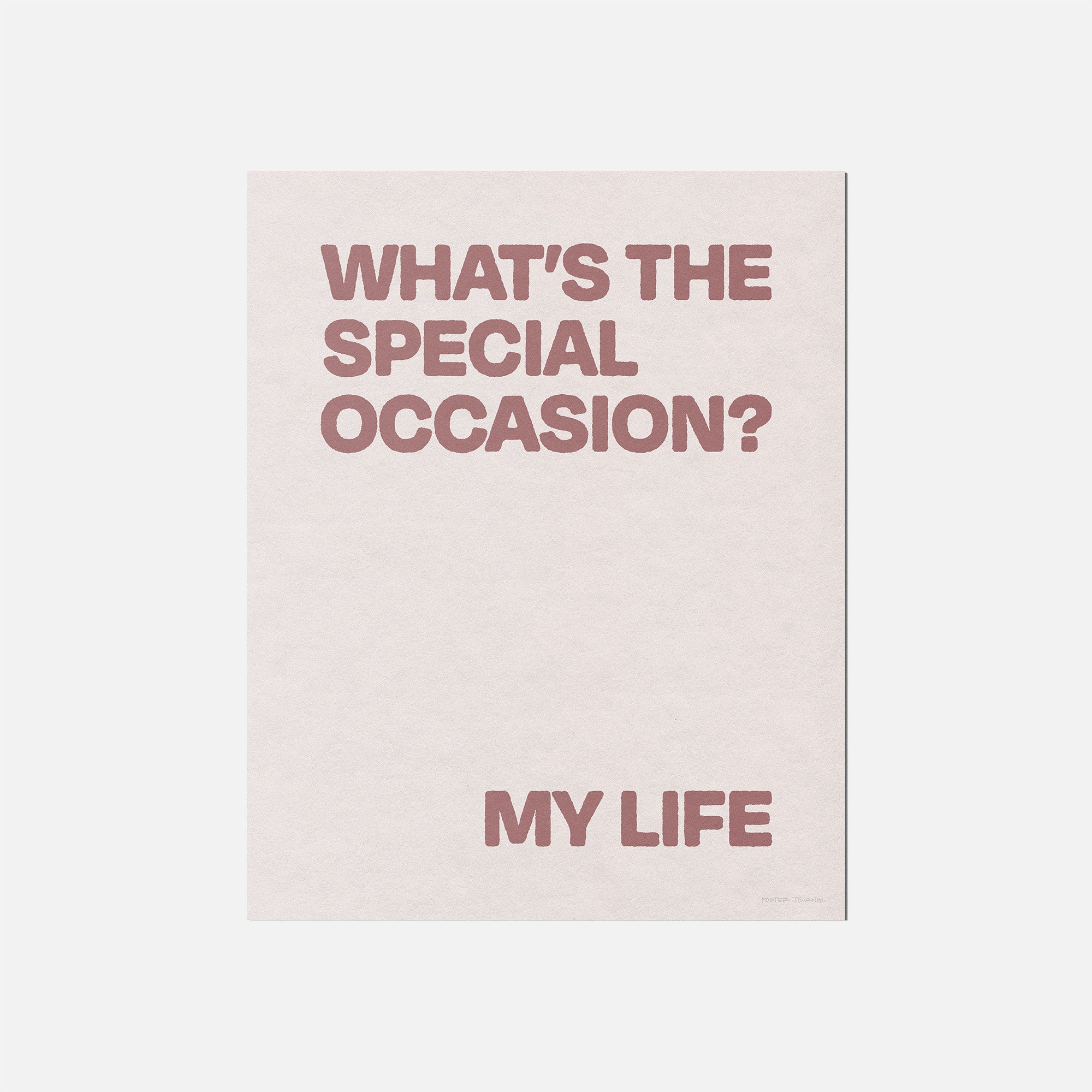 OCCASION PRINT