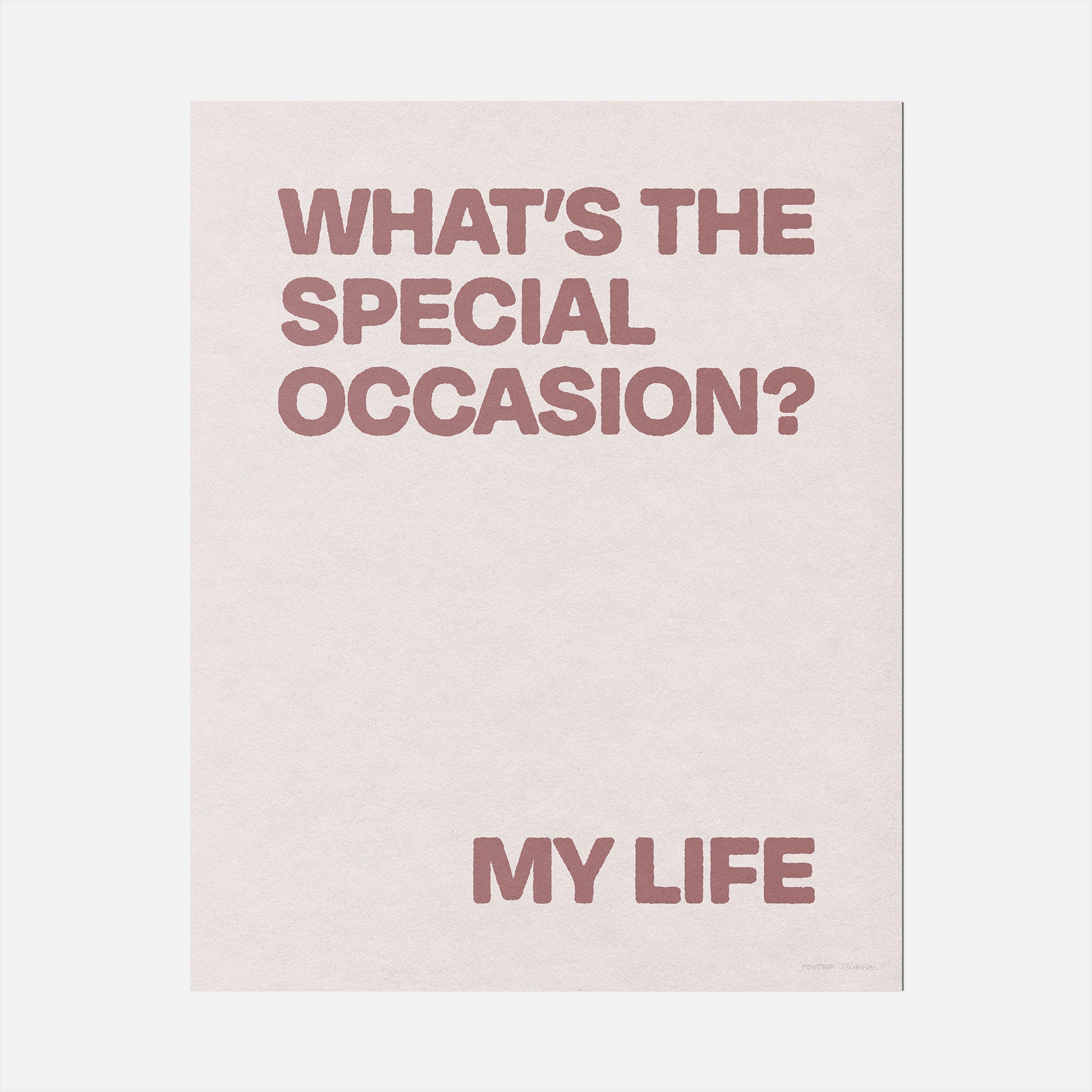 OCCASION PRINT
