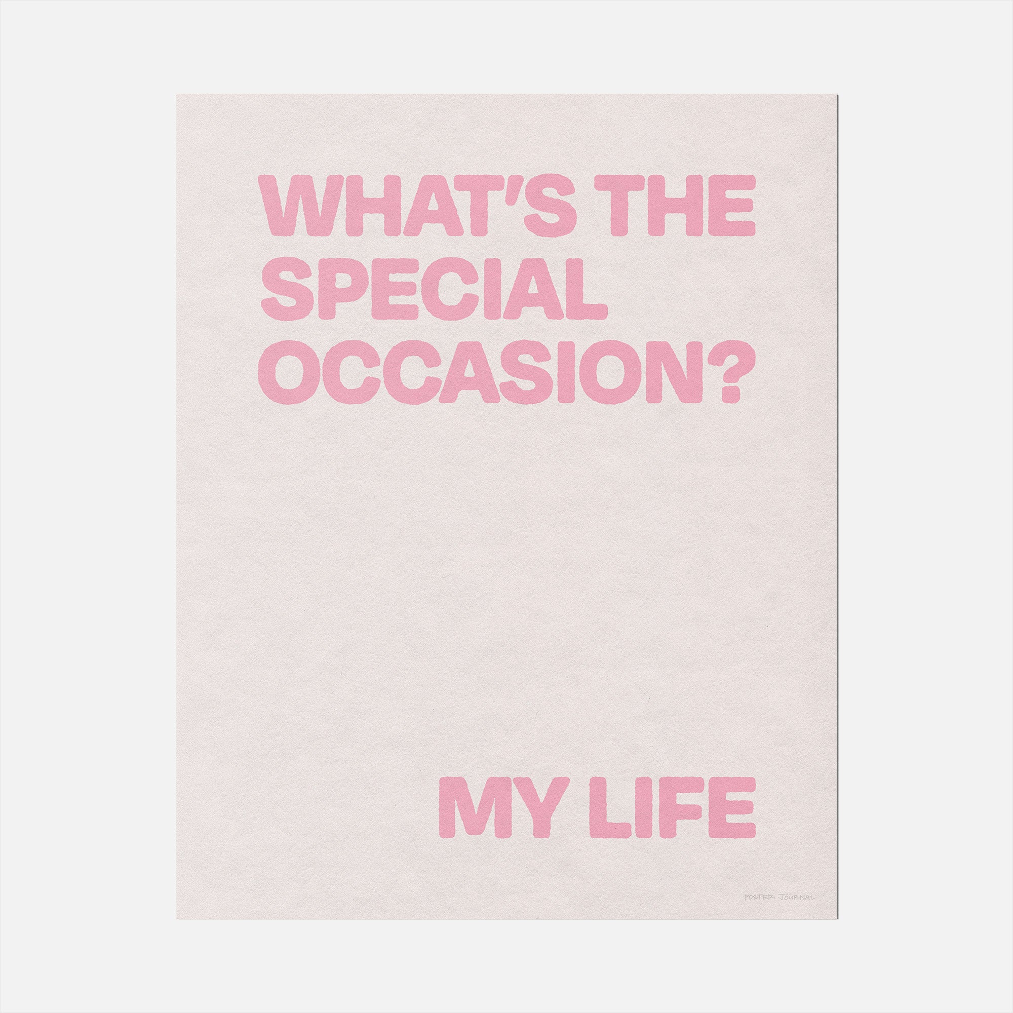 OCCASION PRINT