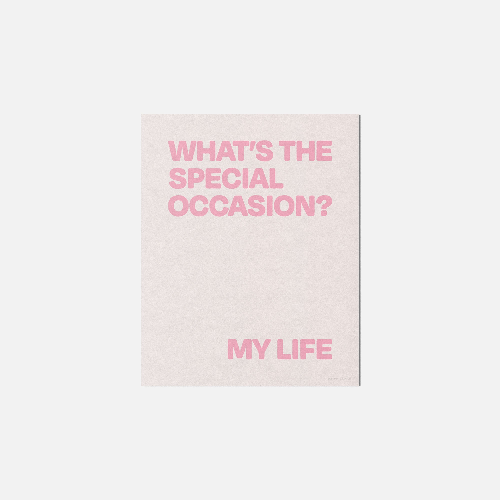 OCCASION PRINT