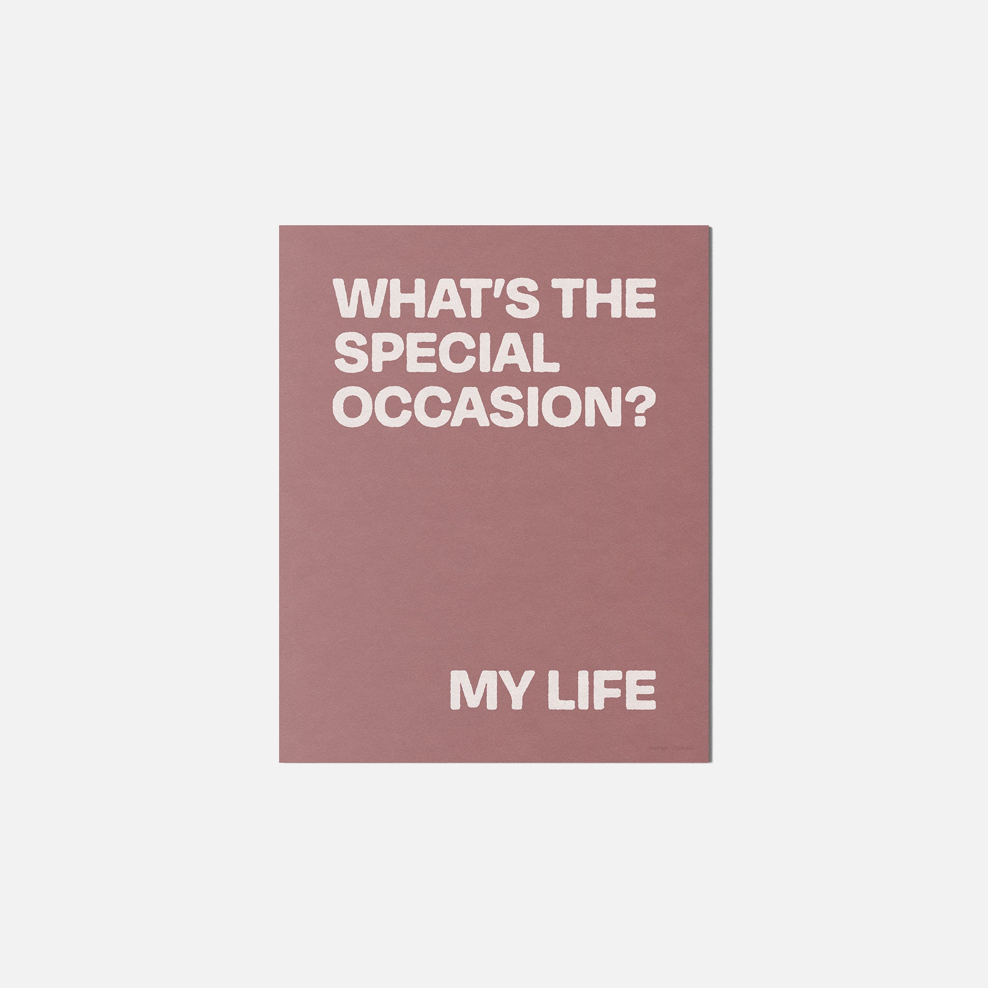 OCCASION PRINT