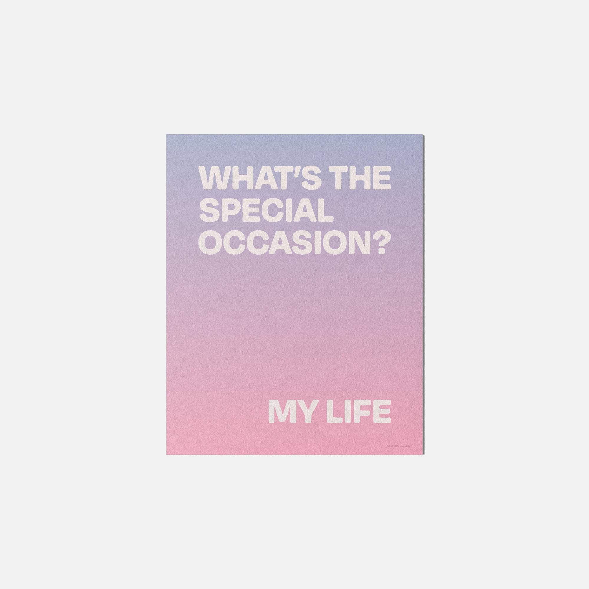 OCCASION PRINT