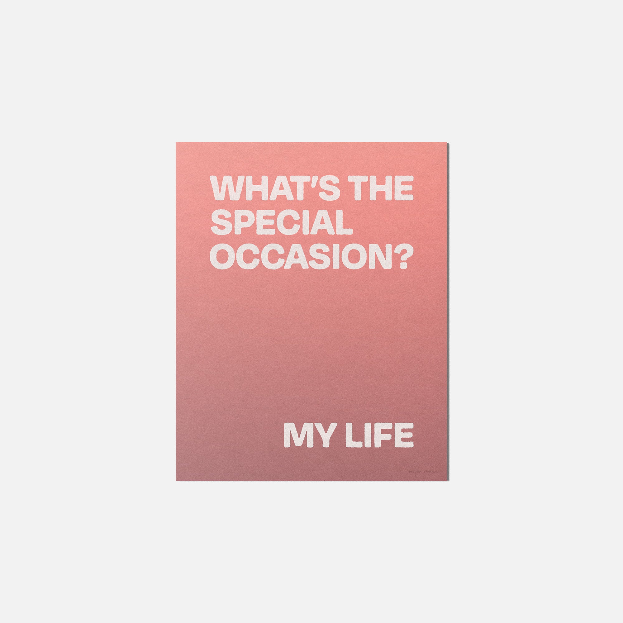 OCCASION PRINT