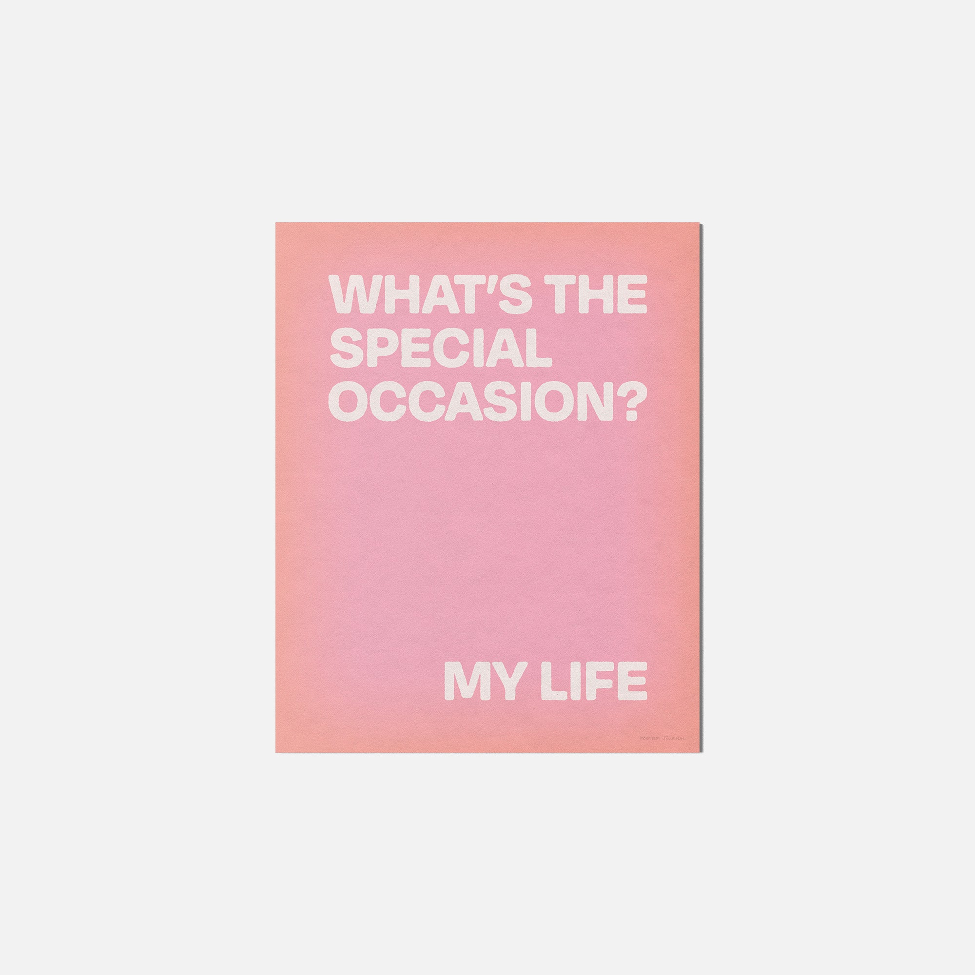 OCCASION PRINT