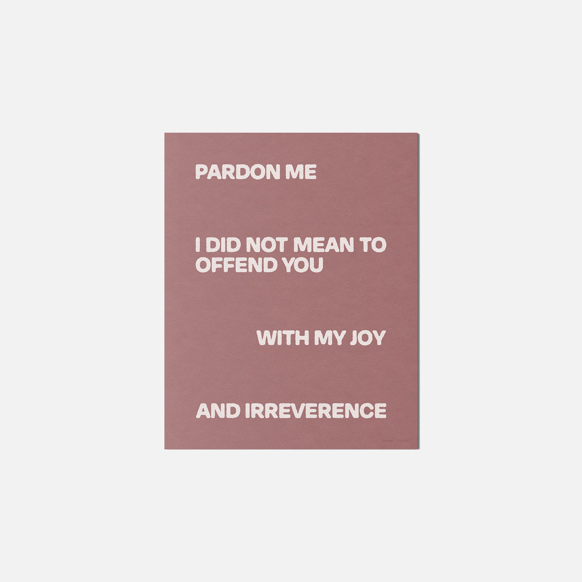 OFFEND PRINT