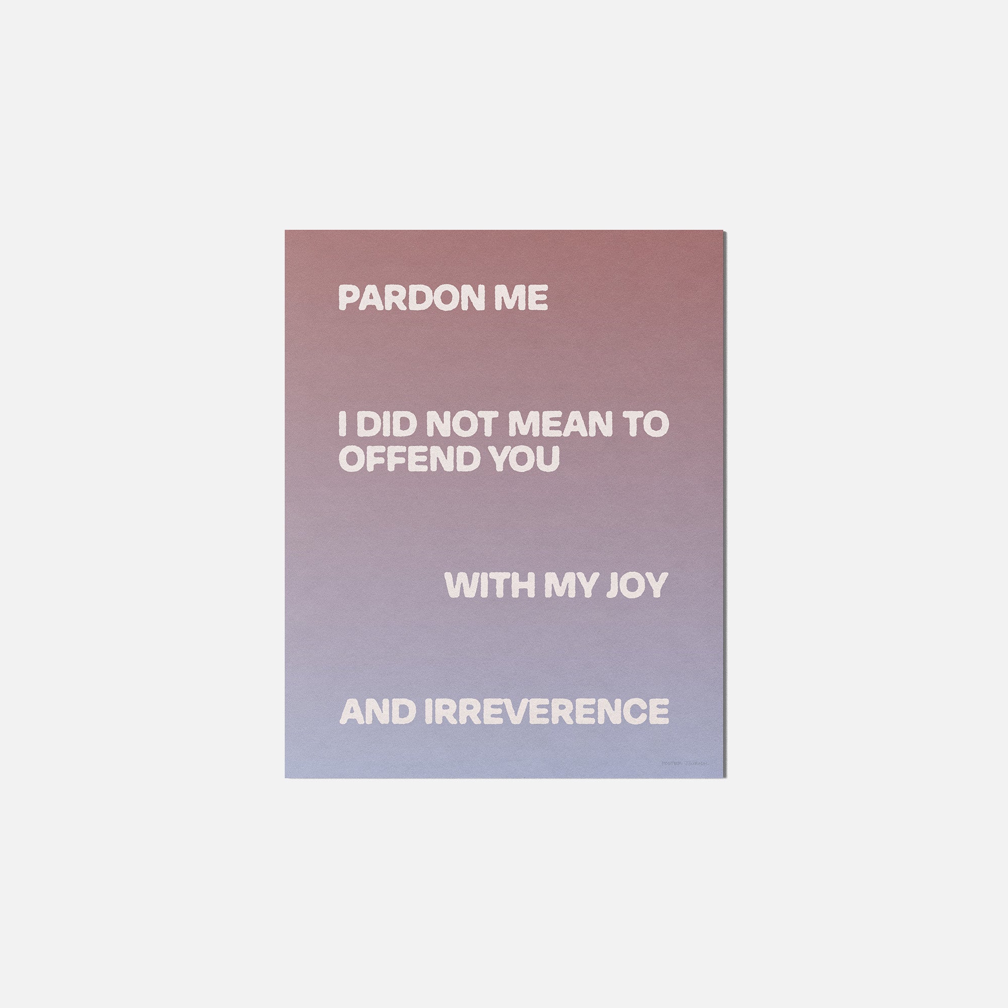 OFFEND PRINT