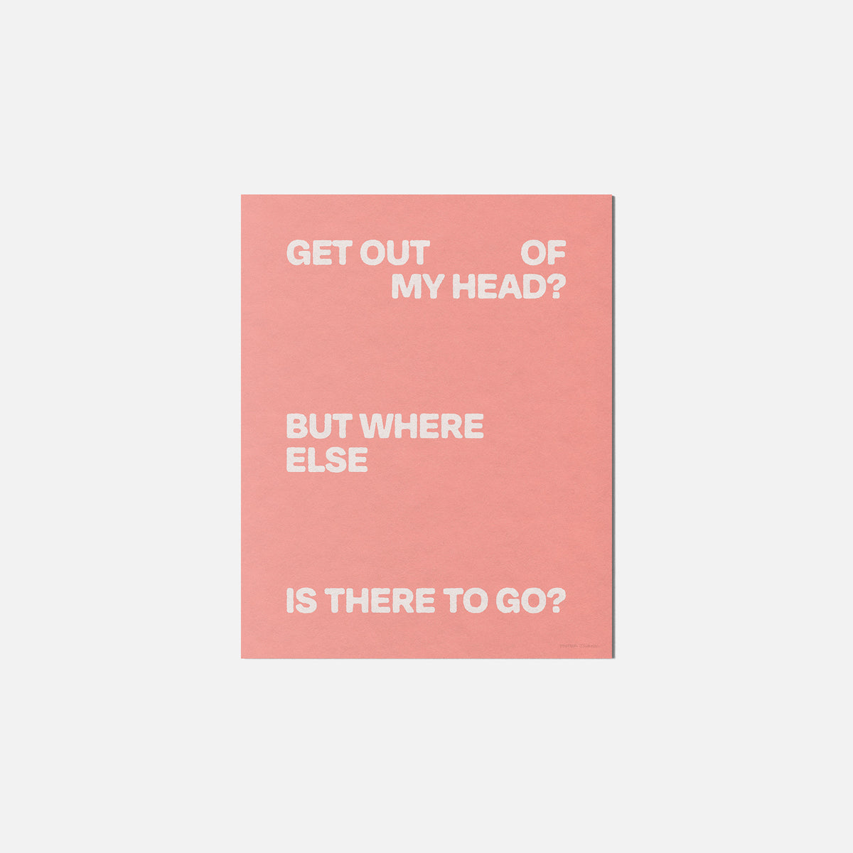 OUT PRINT