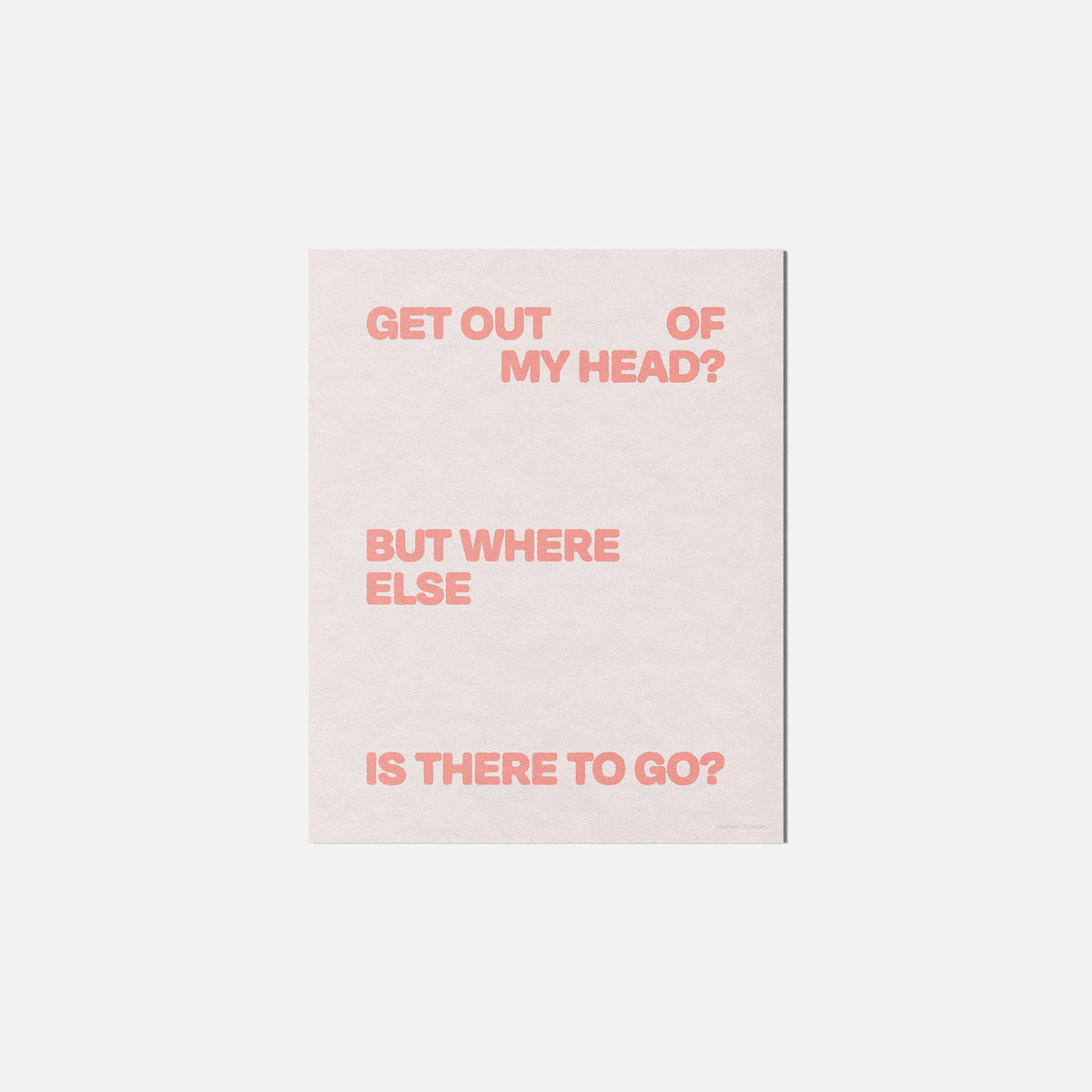 OUT PRINT