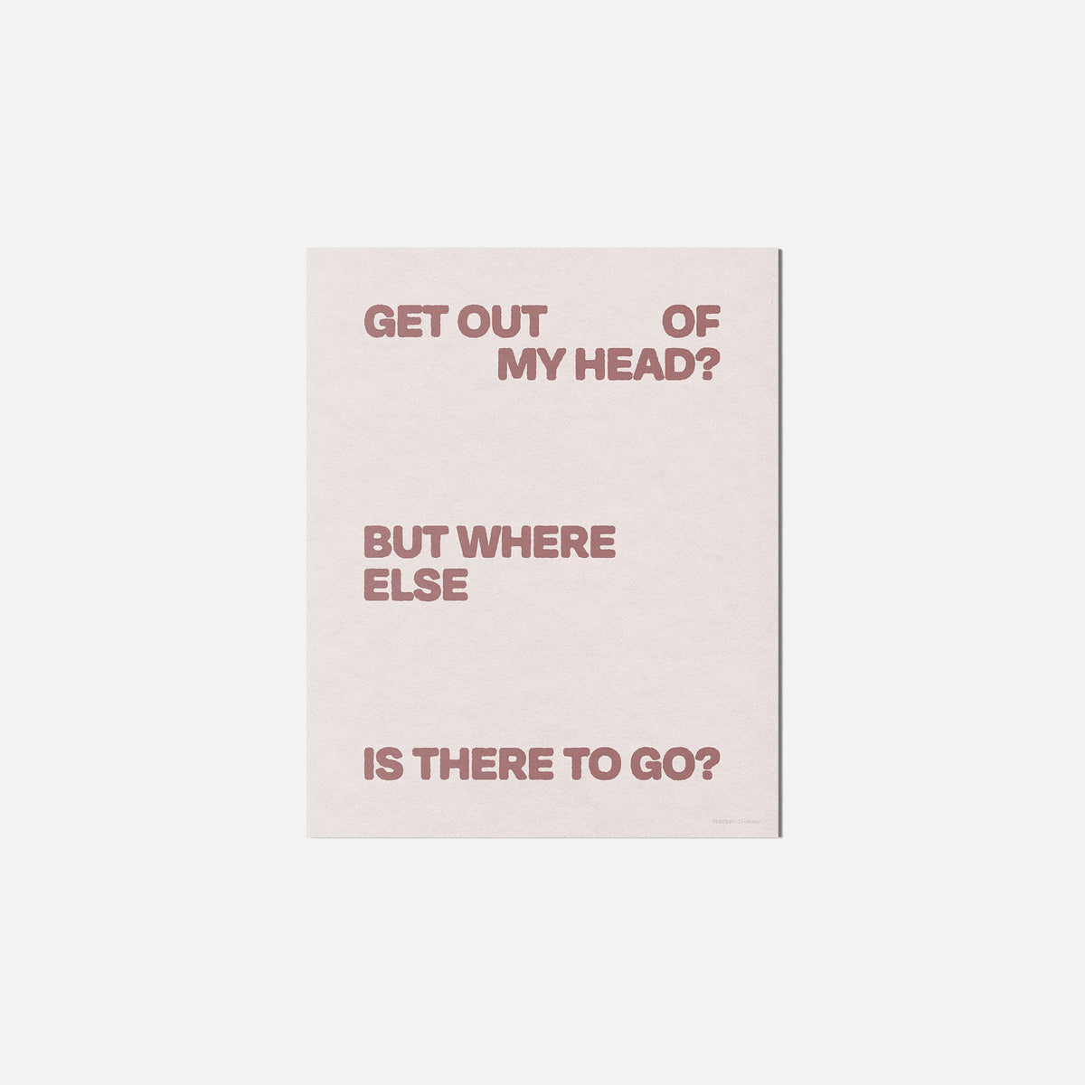OUT PRINT