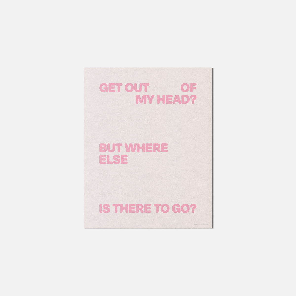 OUT PRINT