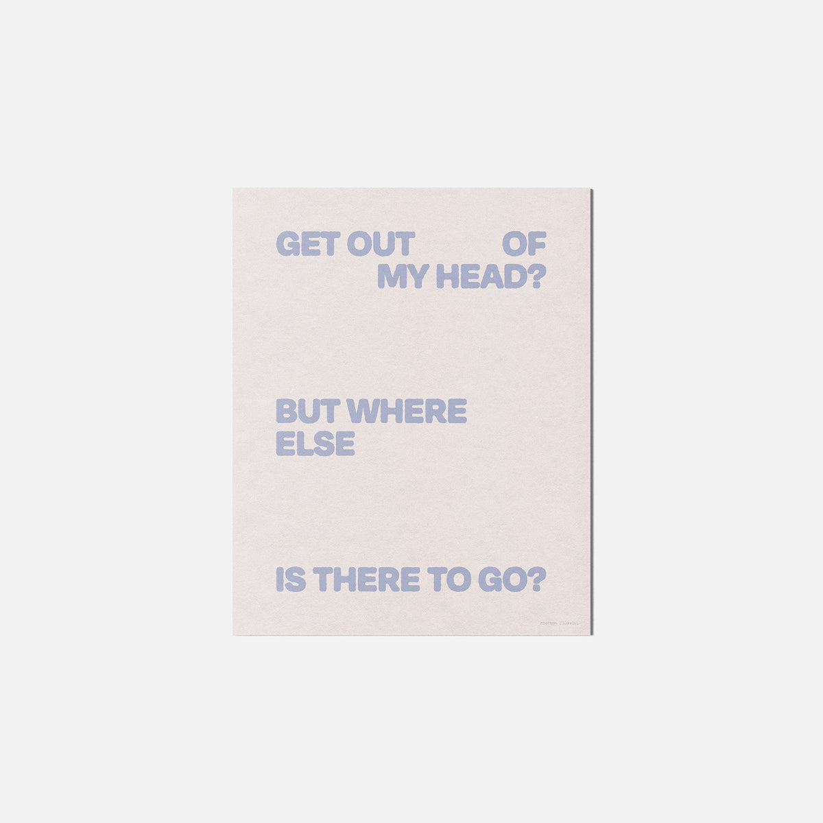 OUT PRINT