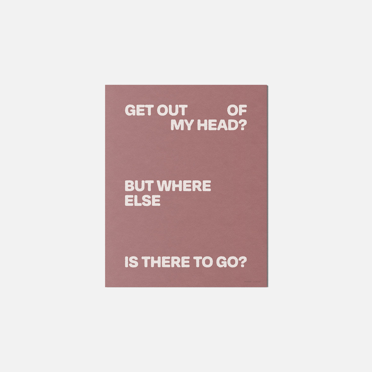 OUT PRINT