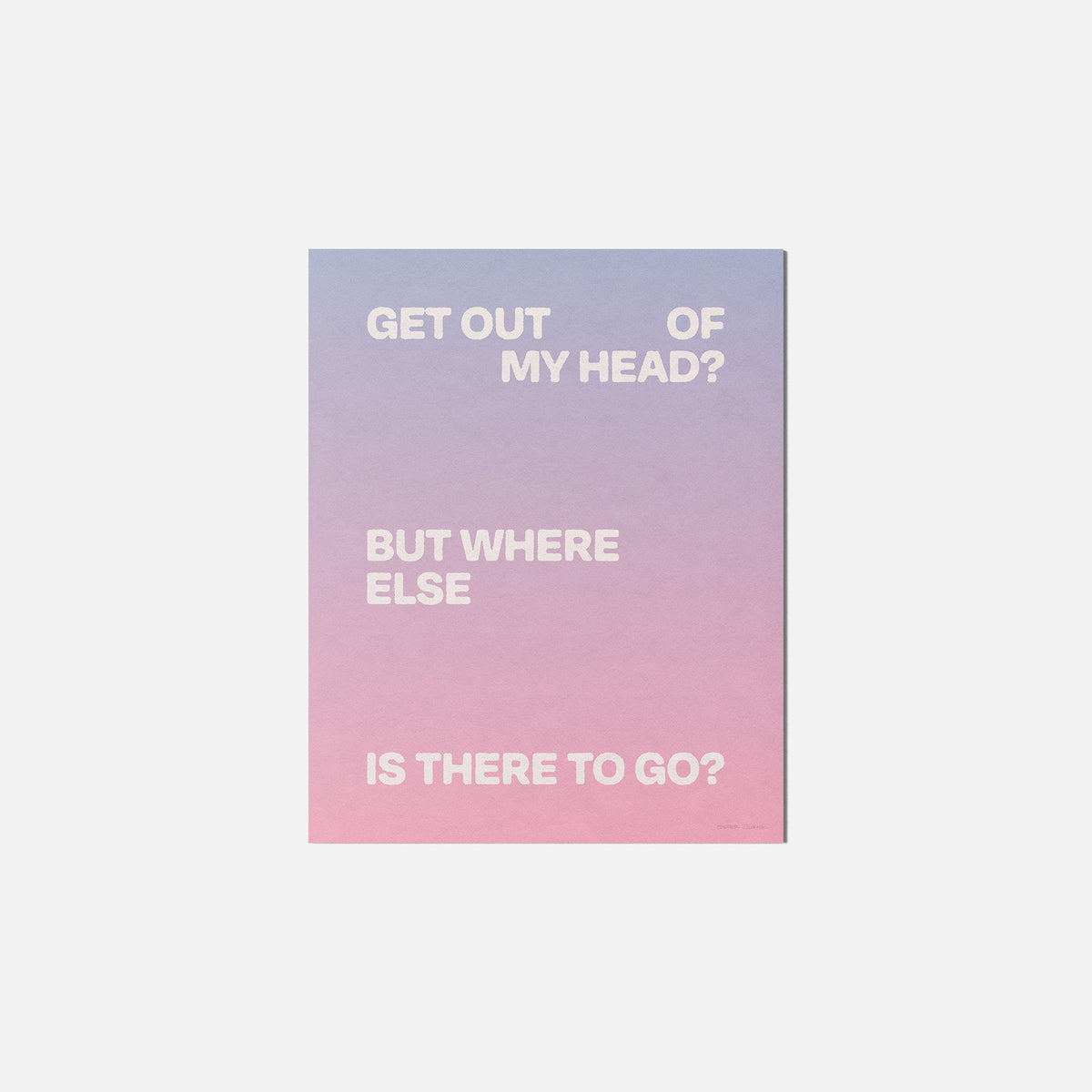 OUT PRINT