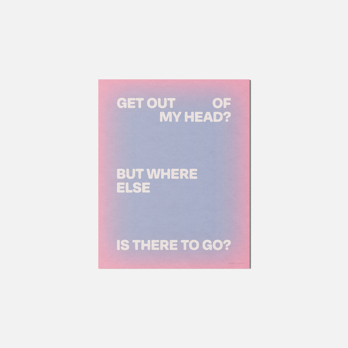 OUT PRINT
