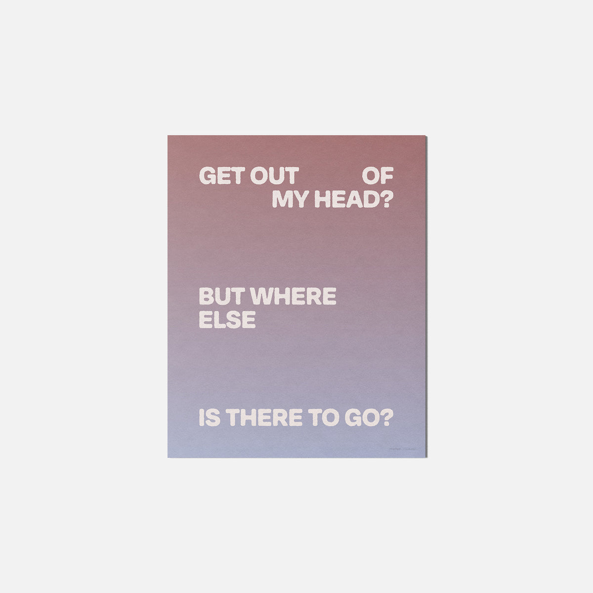 OUT PRINT